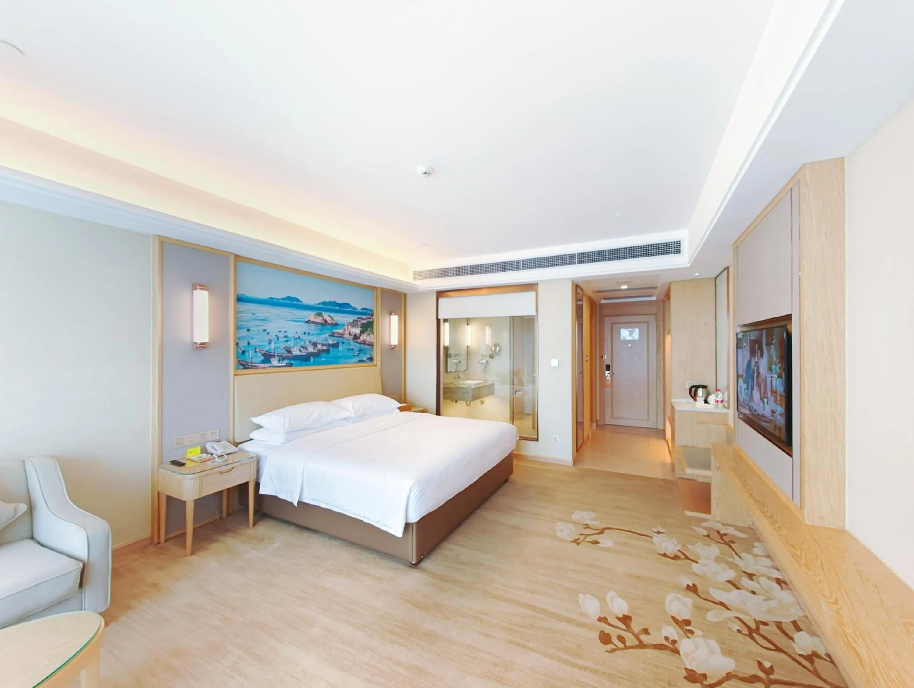 Bedroom, Bed in Vienna International Hotel Wenchang