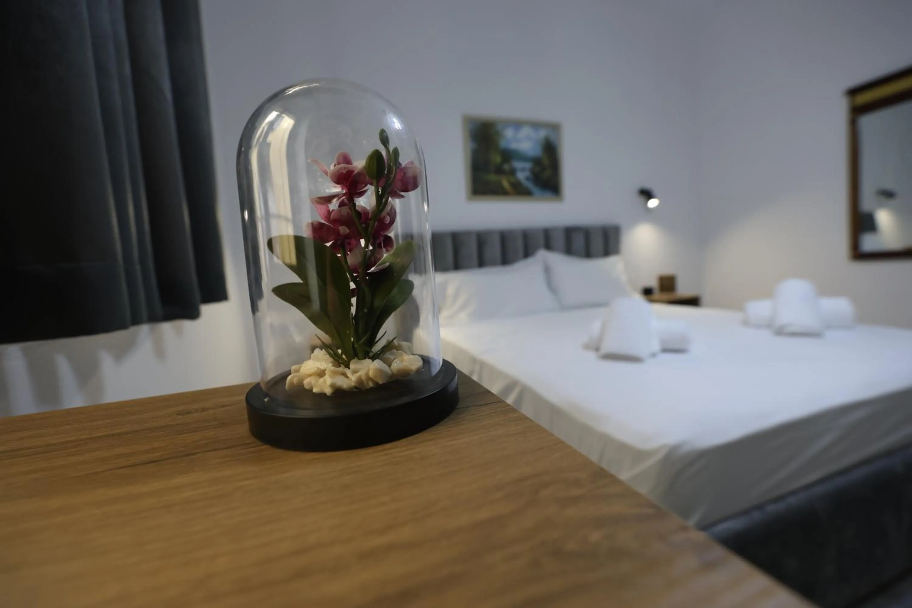 Bed in VILA ALIZEE Hotel
