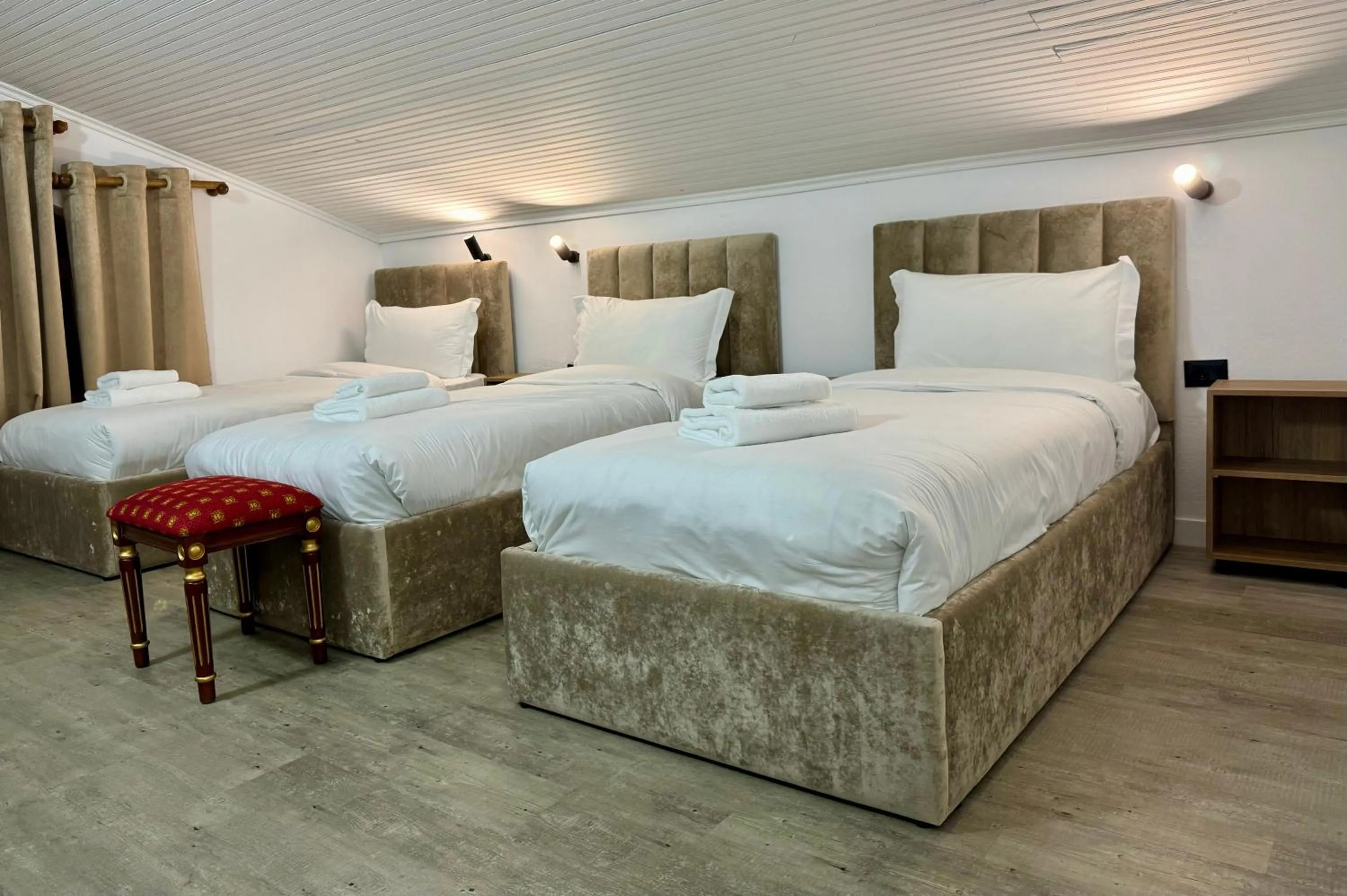 Bed in VILA ALIZEE Hotel