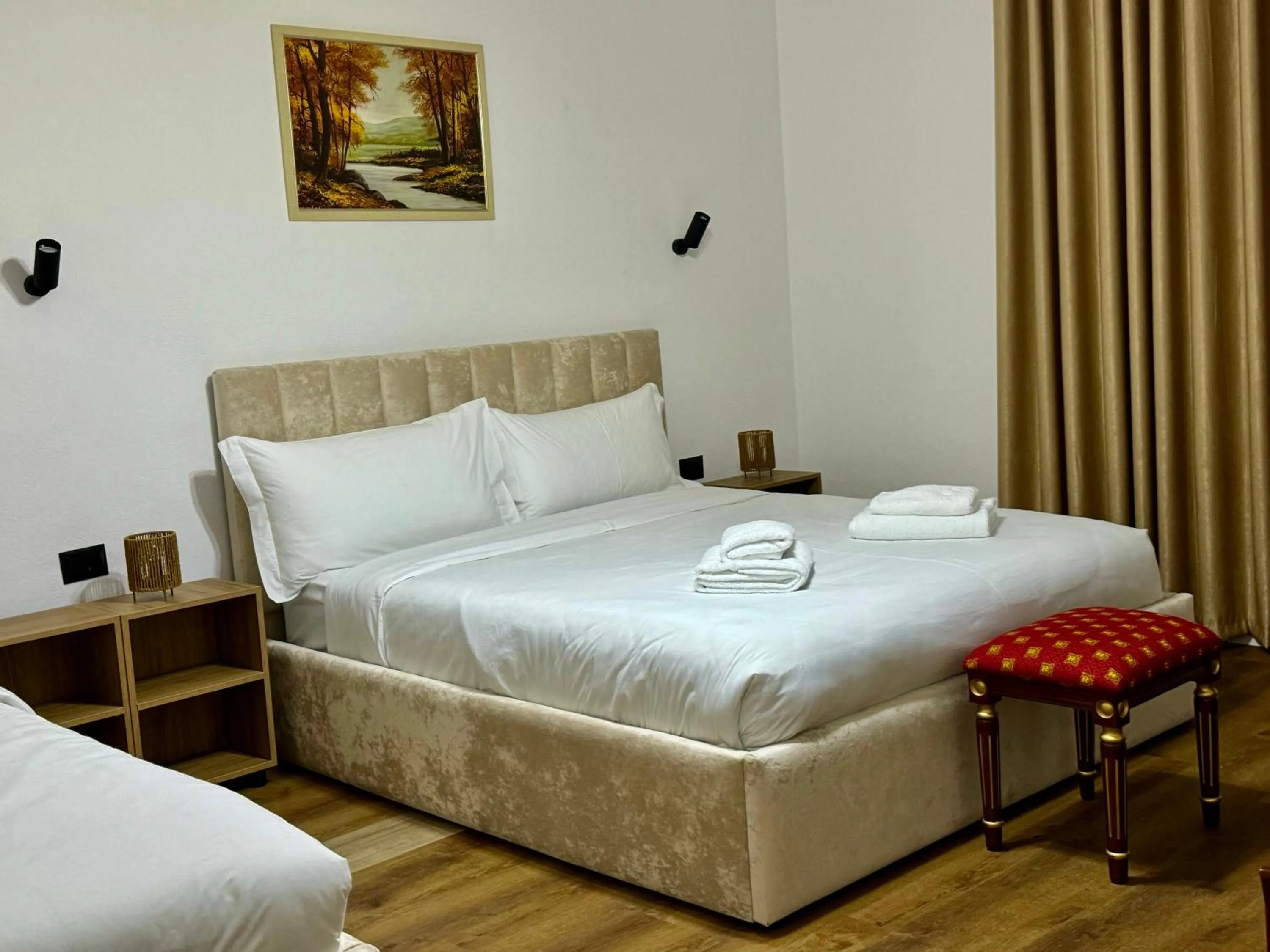 Bed in VILA ALIZEE Hotel