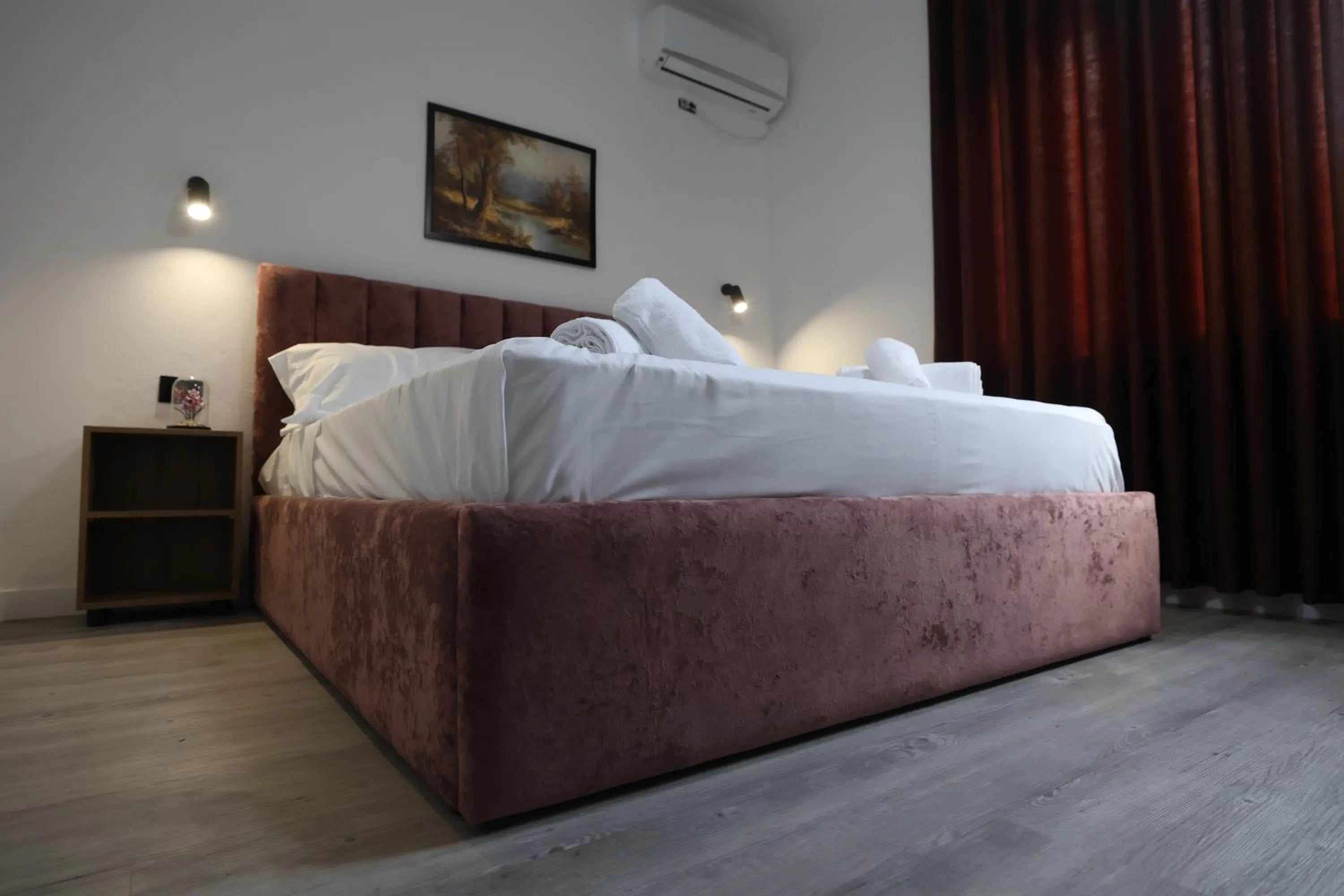 Bed in VILA ALIZEE Hotel
