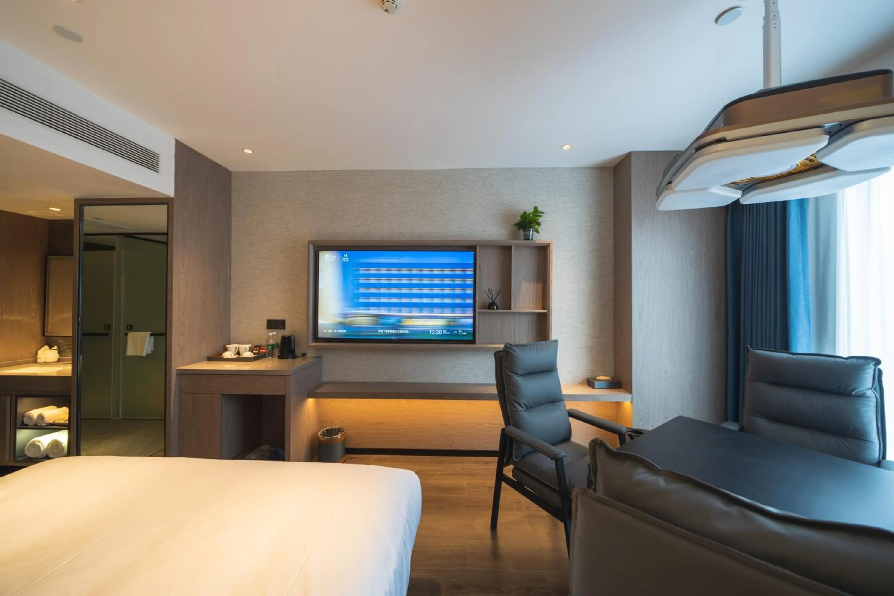 Bed in Mehood Hotel Ankang Ziyang