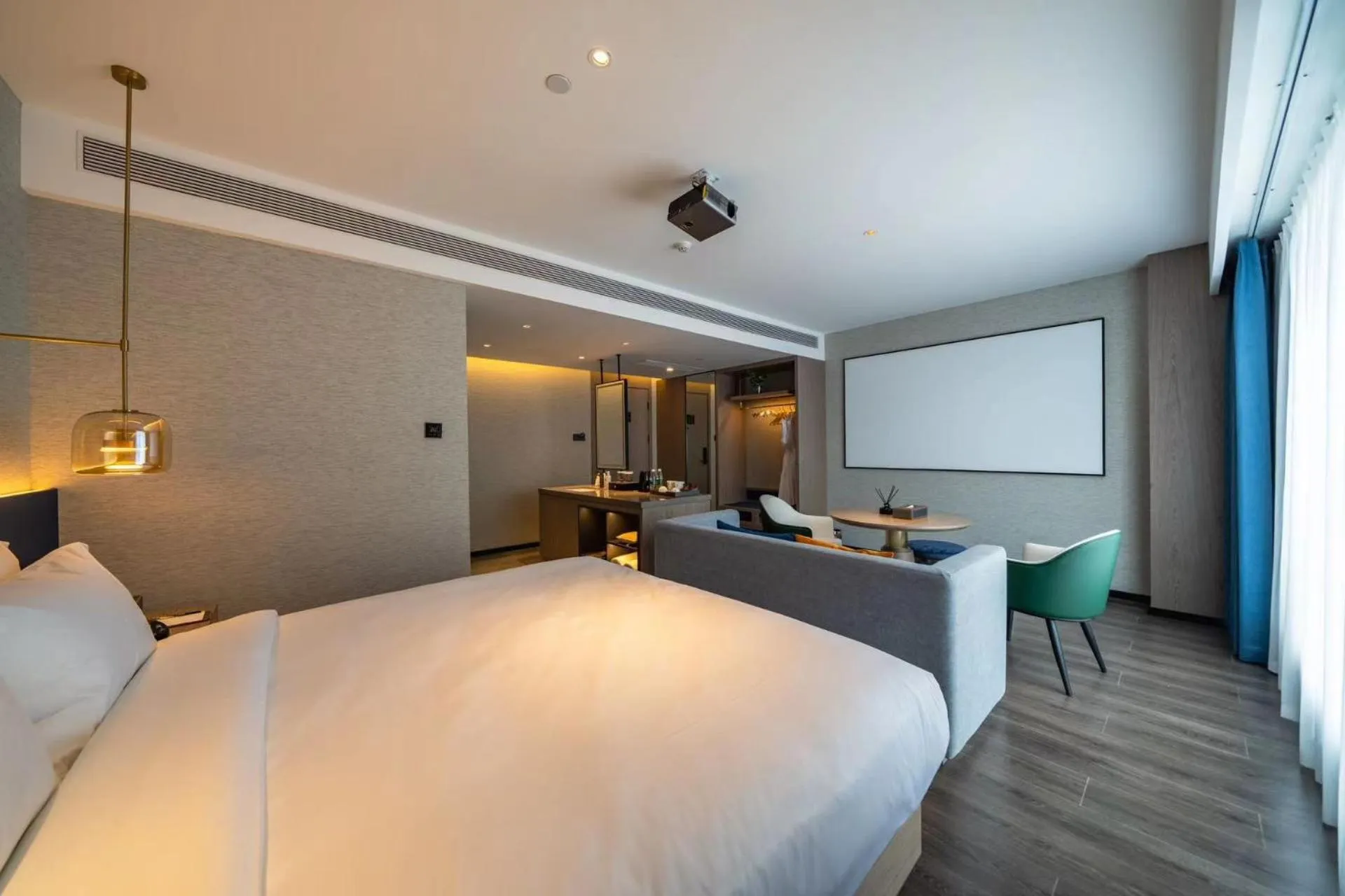 Bed in Mehood Hotel Ankang Ziyang