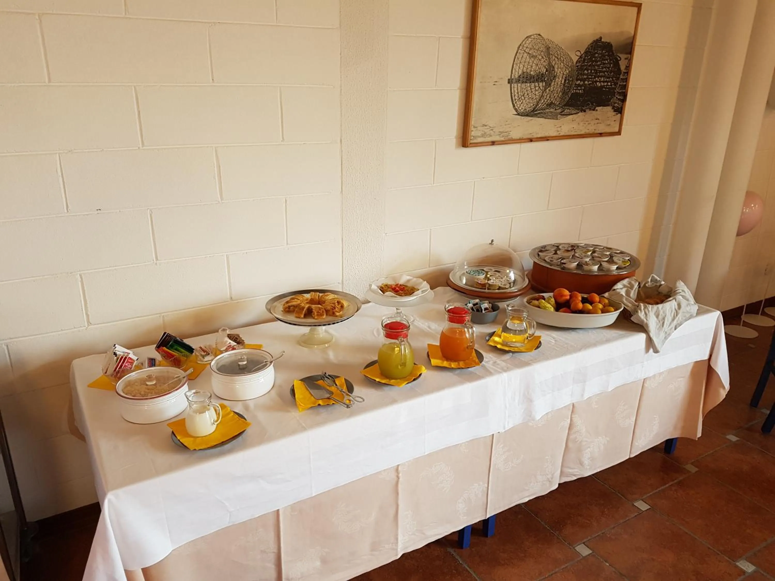 Continental breakfast in Hotel Caneo