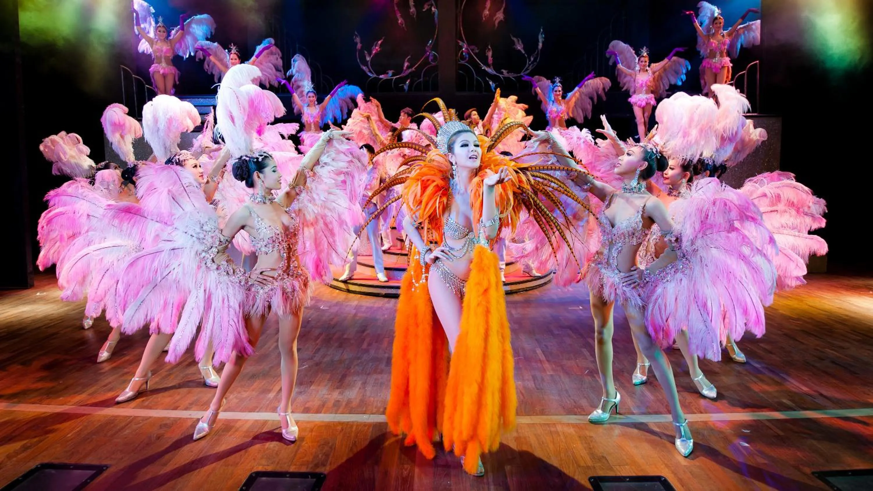 People in V Beach Resort