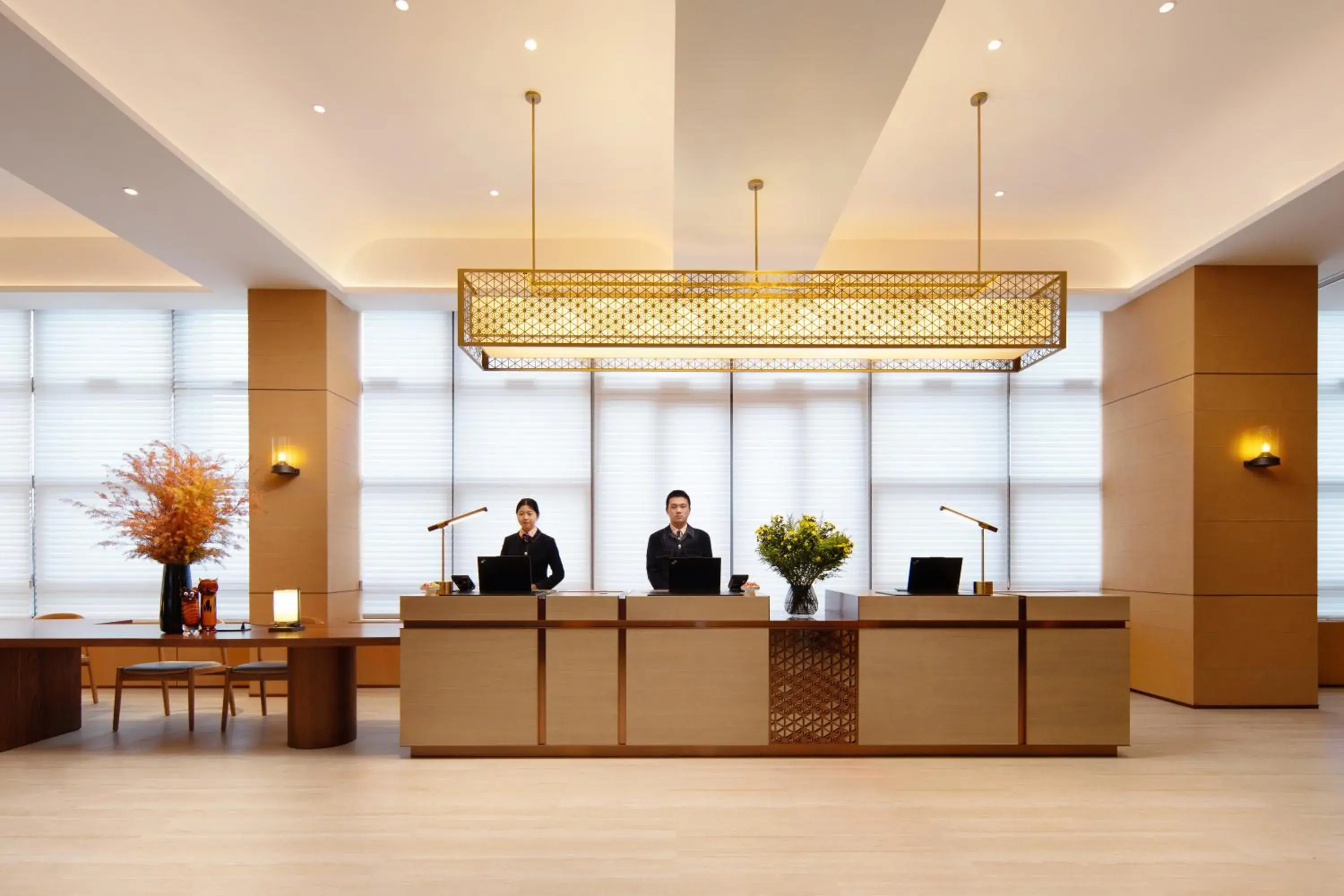 Lobby or reception in SSAW Boutique Hotel Hangzhou Chengjun Grand Canal Lobby or reception in SSAW Boutique Hotel Hangzhou Chengjun Grand Canal