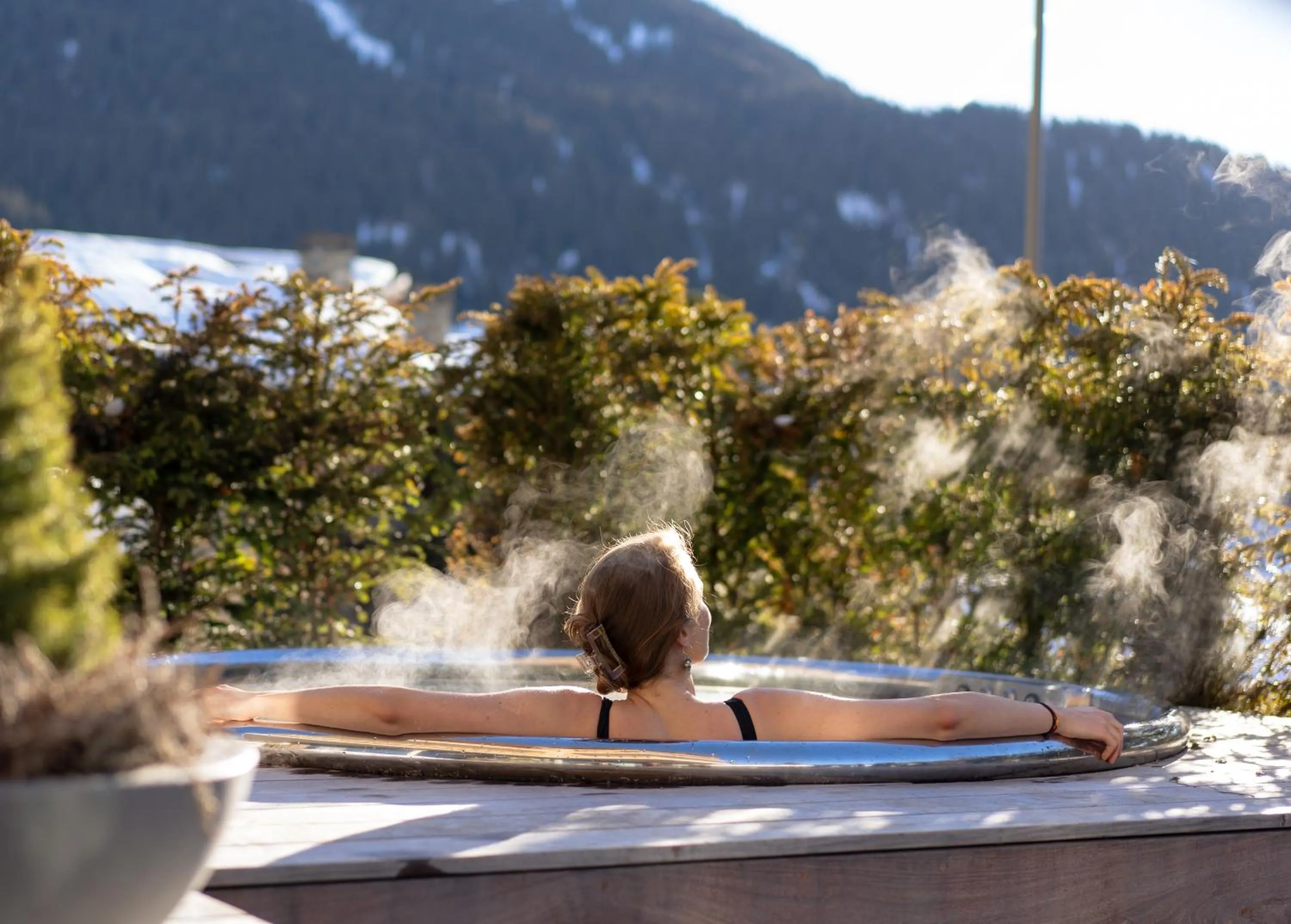 Hot Tub in No 14 Verbier