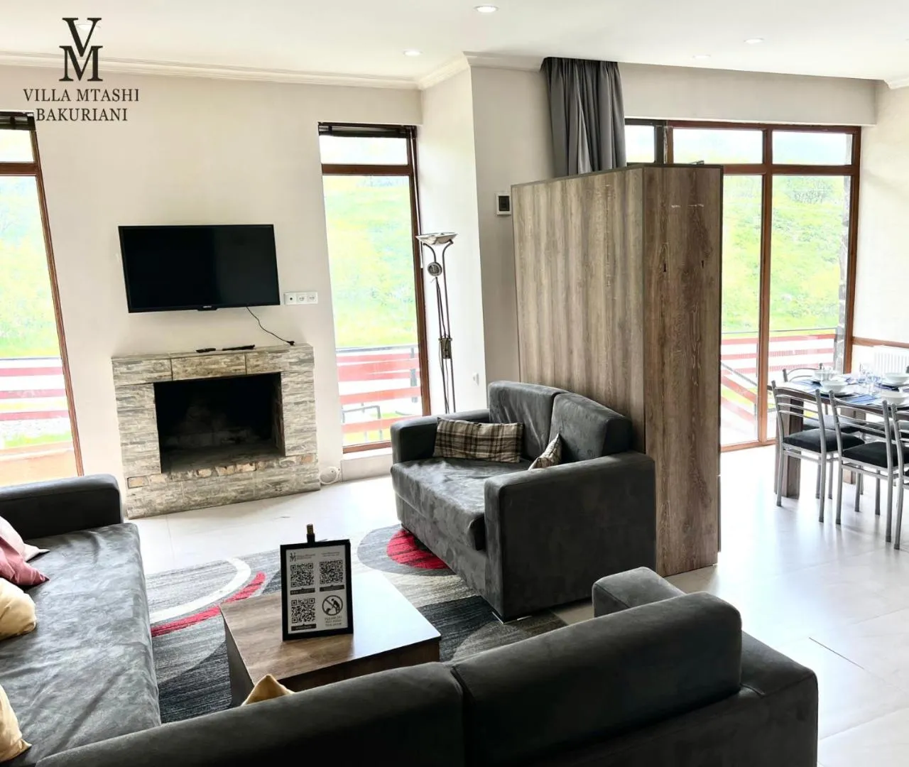 Living room in Villa Mtashi