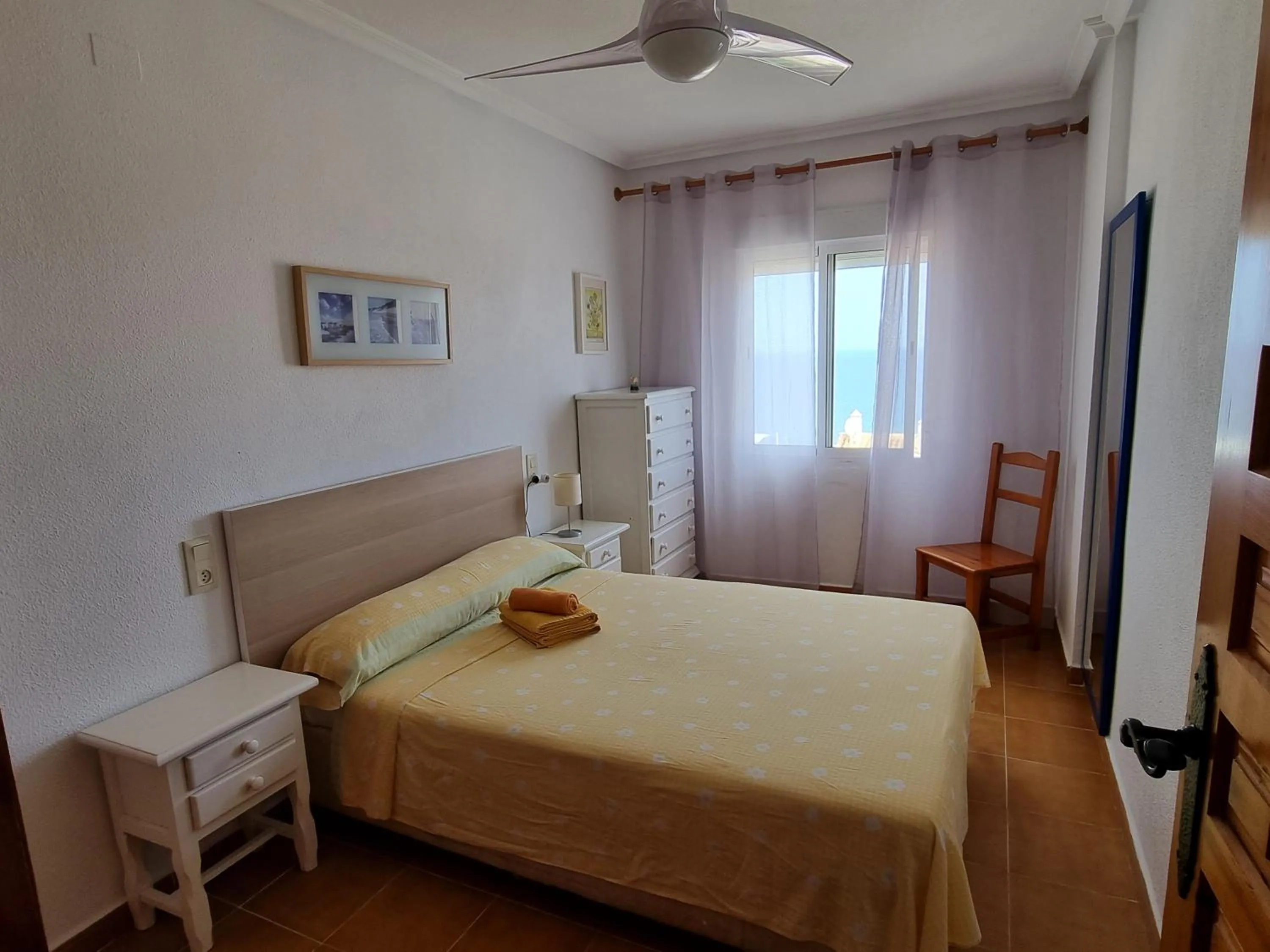 Bed in Bungalow Mediterraneo