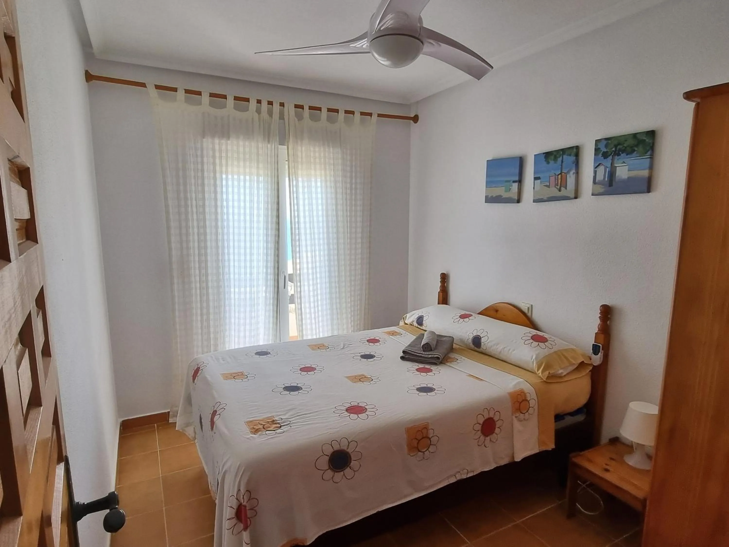 Bed in Bungalow Mediterraneo