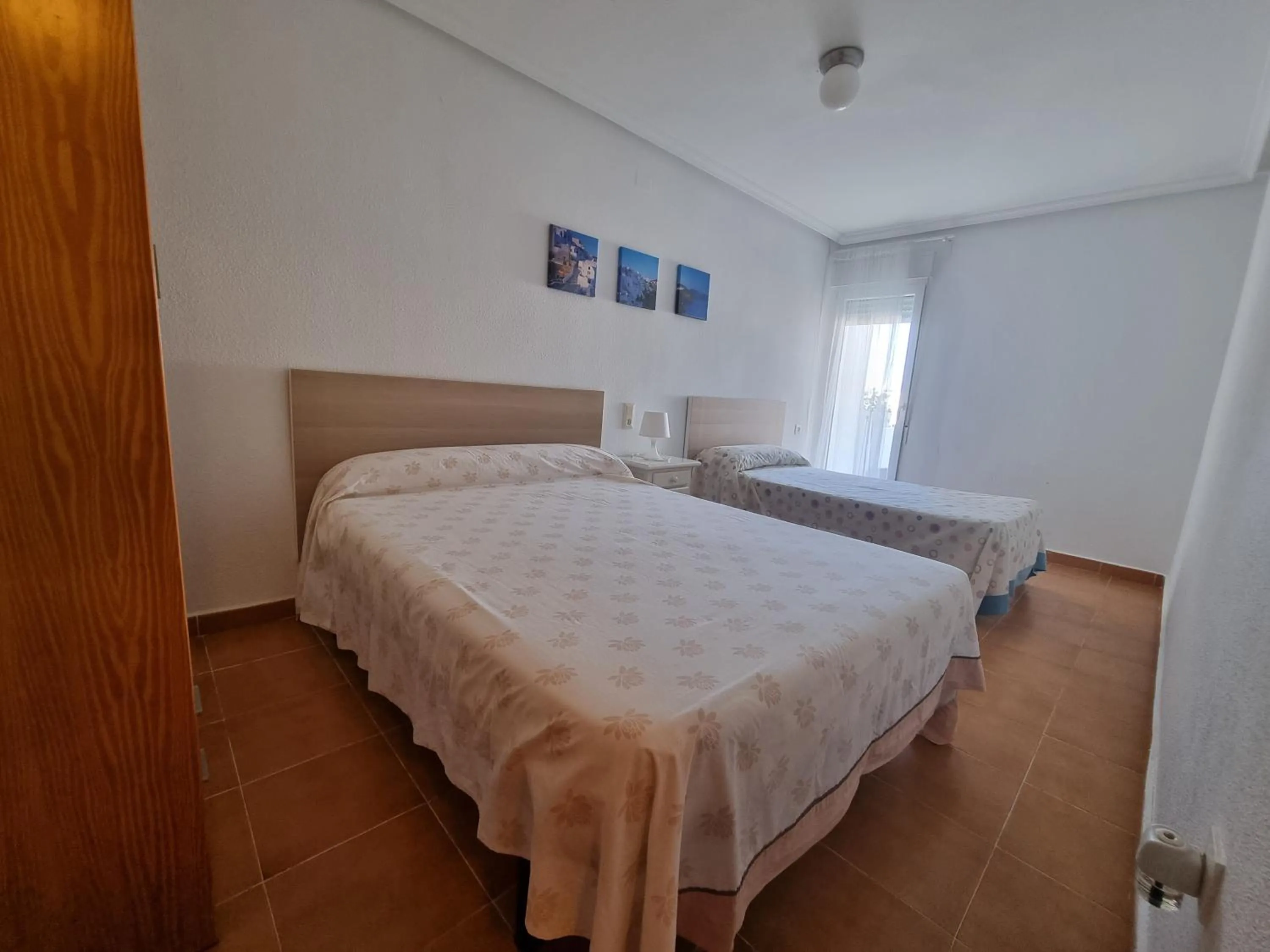 Bed in Bungalow Mediterraneo