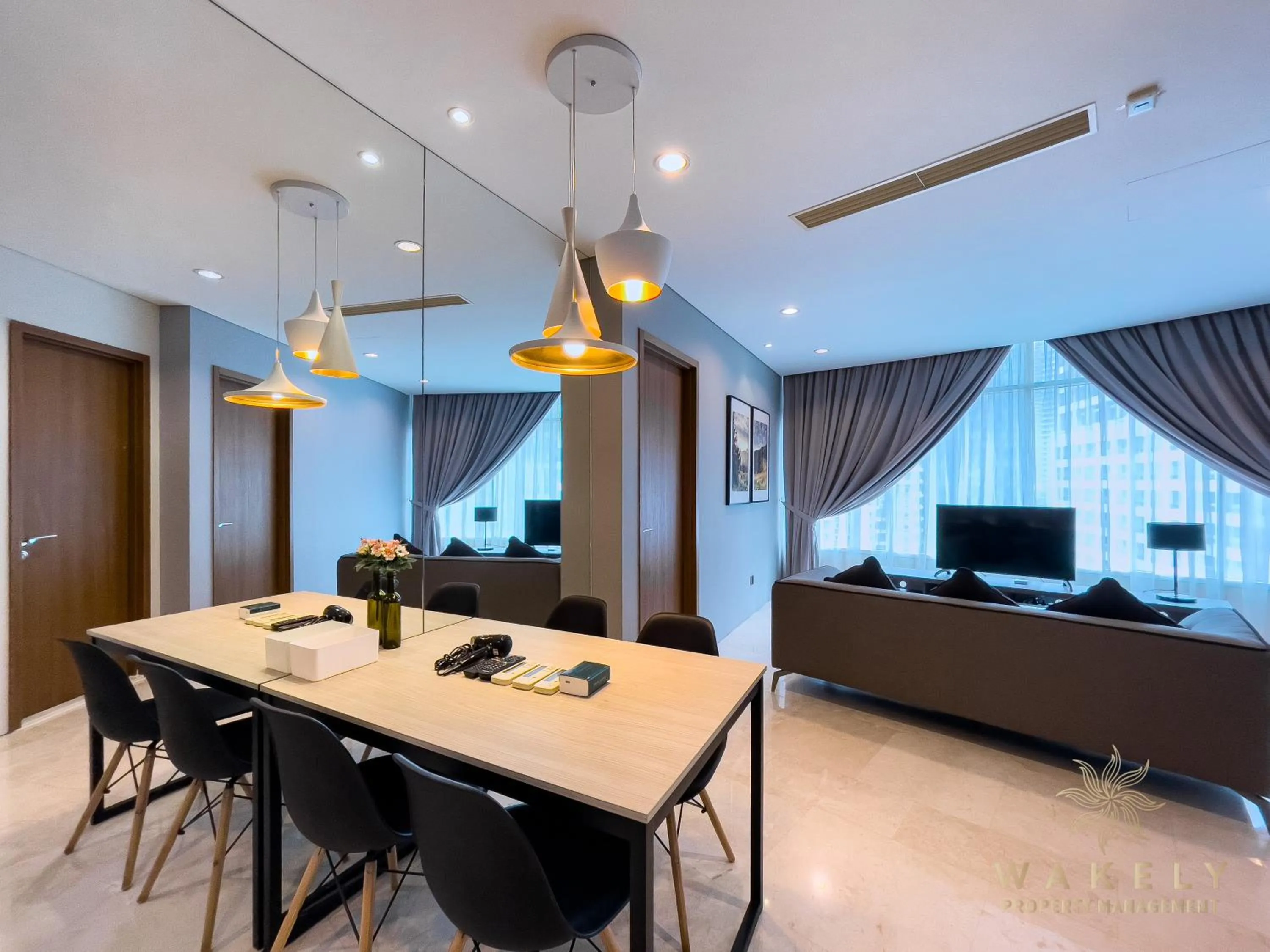Dining area in Vortex Suites KLCC by Wakely Kuala Lumpur