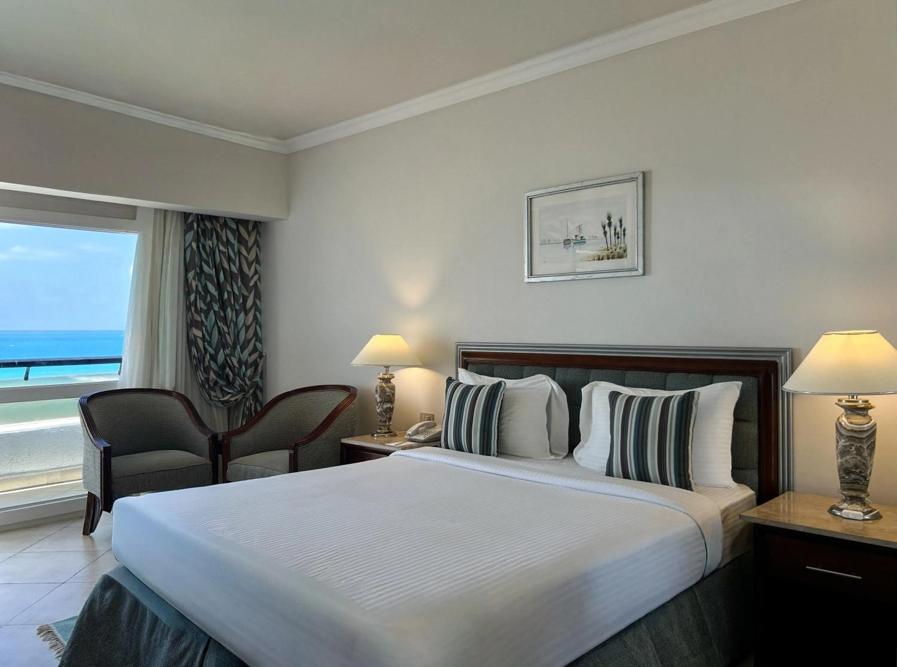 Bed in Borg El Arab Beach Resort