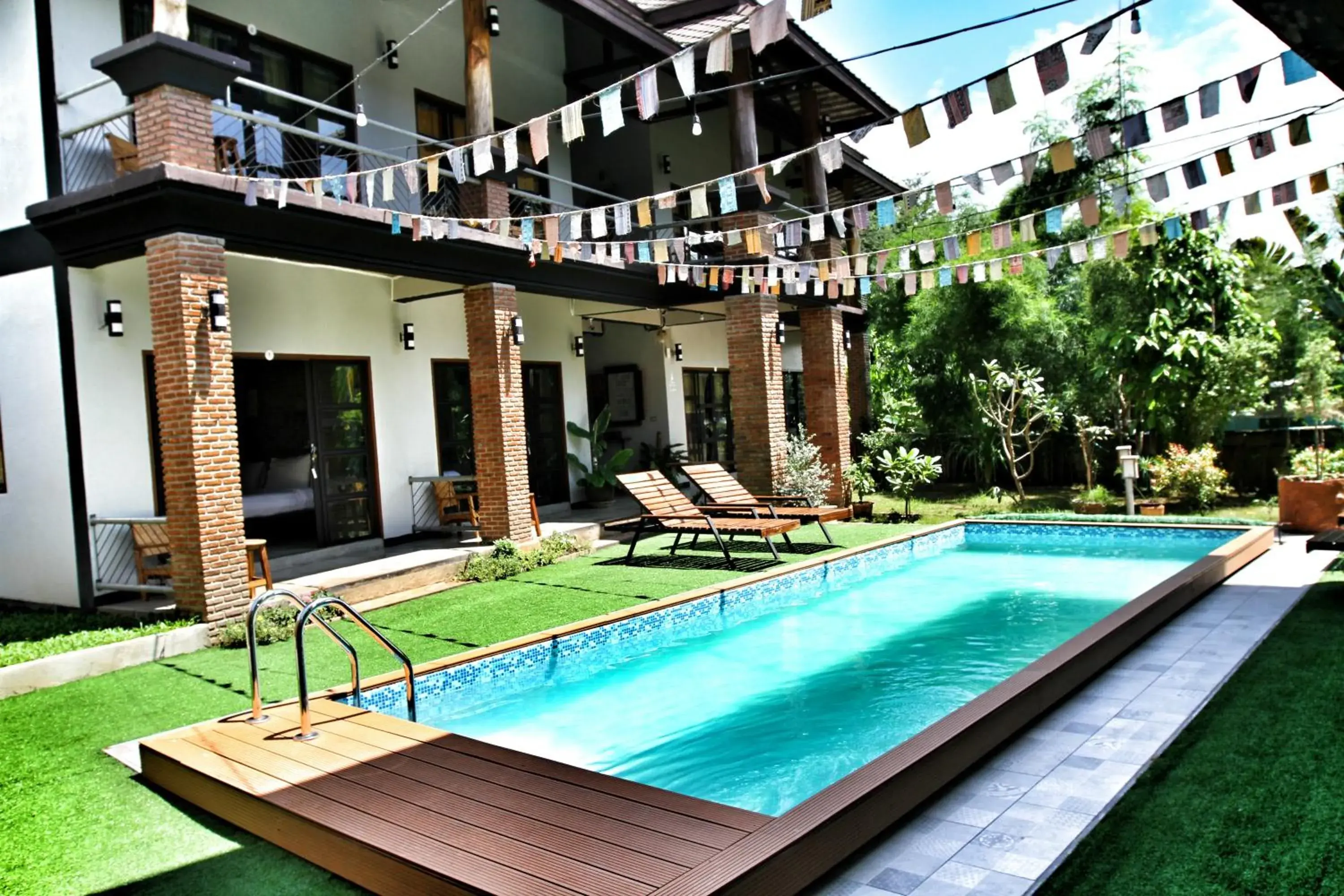 Pool view in Above The Sea Maesariang Pool view in Above The Sea Maesariang