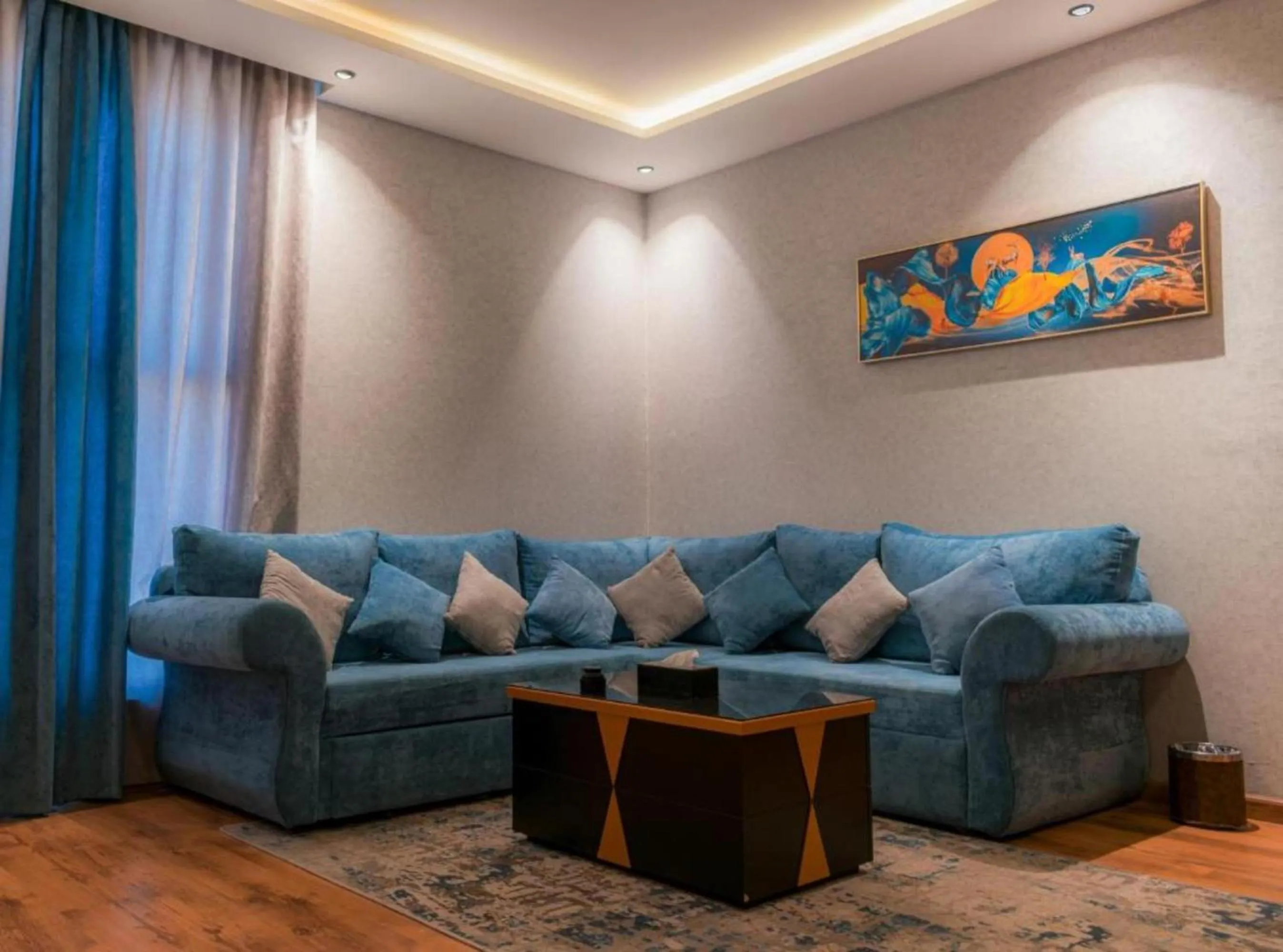 Seating area in Palette Luxury MAS Hotel