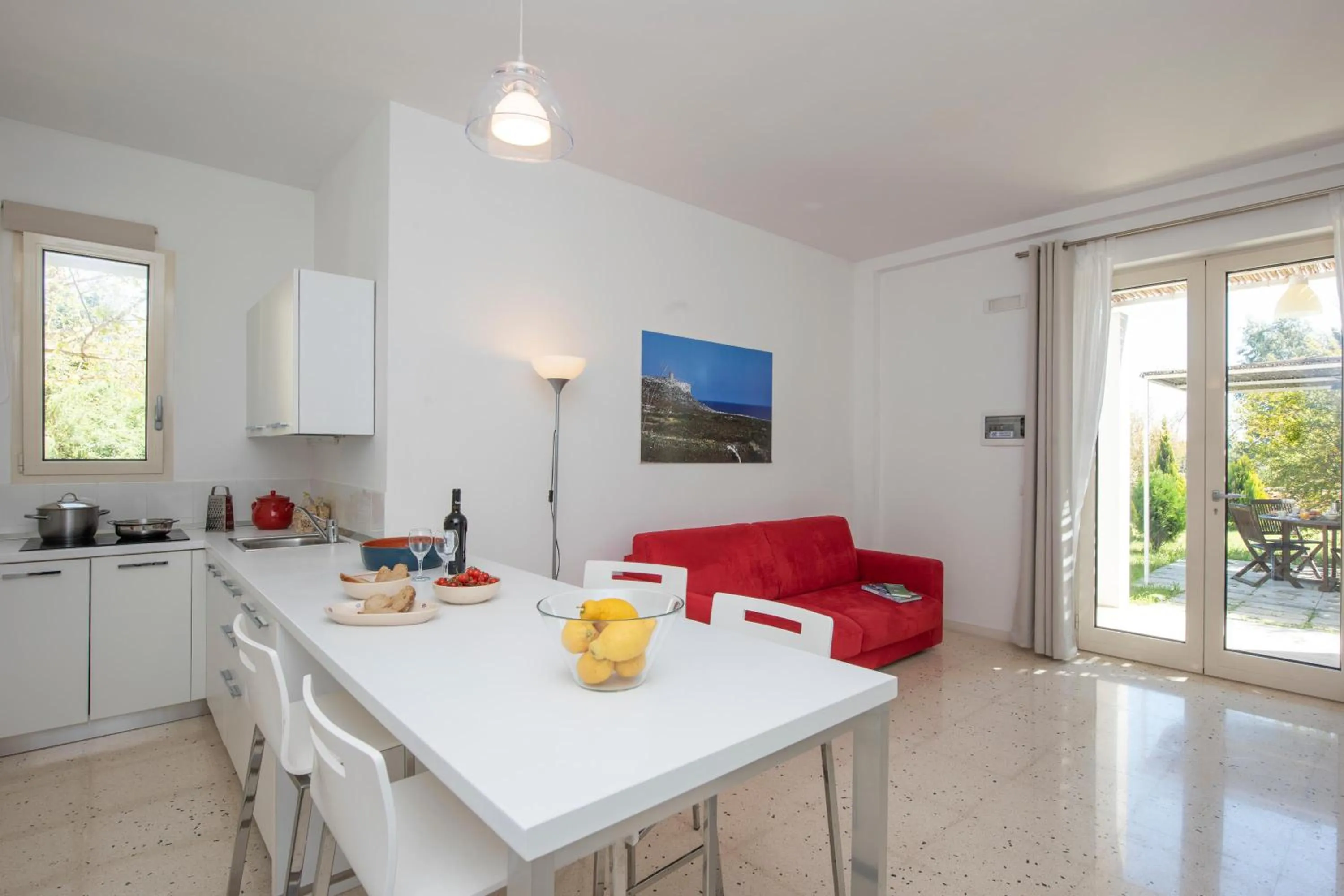 Kitchen or kitchenette in Masseria Agriturismo Faresalento
