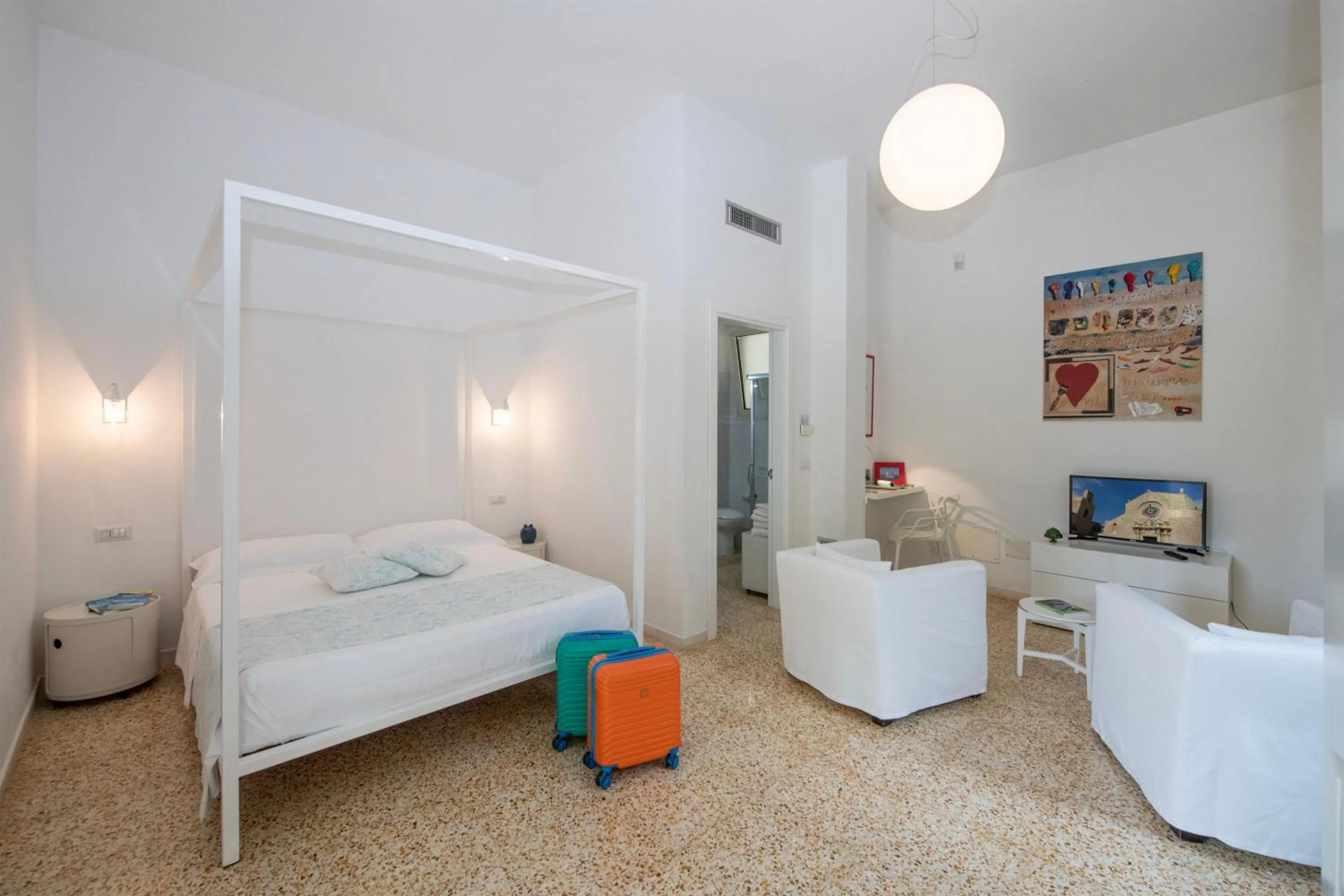 Bed in Masseria Agriturismo Faresalento