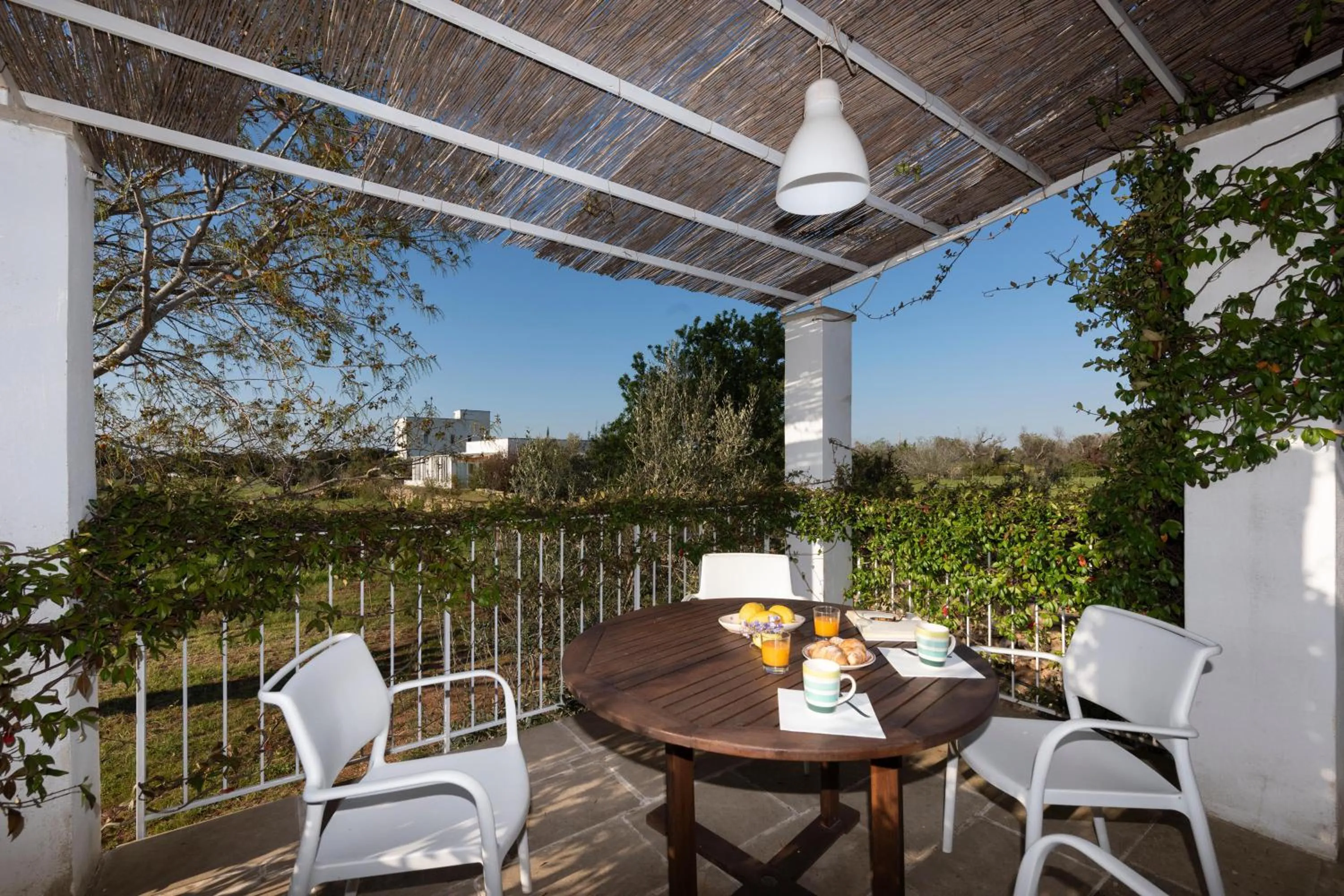 Balcony/Terrace in Masseria Agriturismo Faresalento