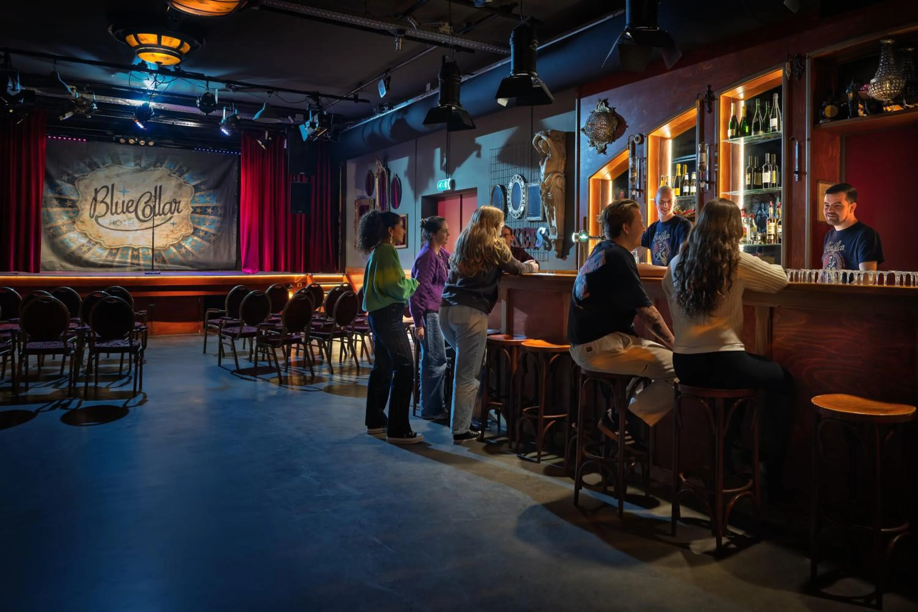 Evening entertainment in Stayokay Hostel Eindhoven