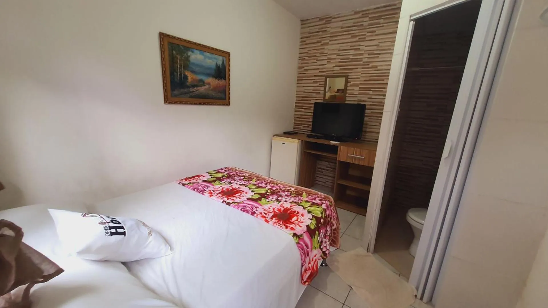 Bed in Open House Canasvieiras - OH HOTÉIS