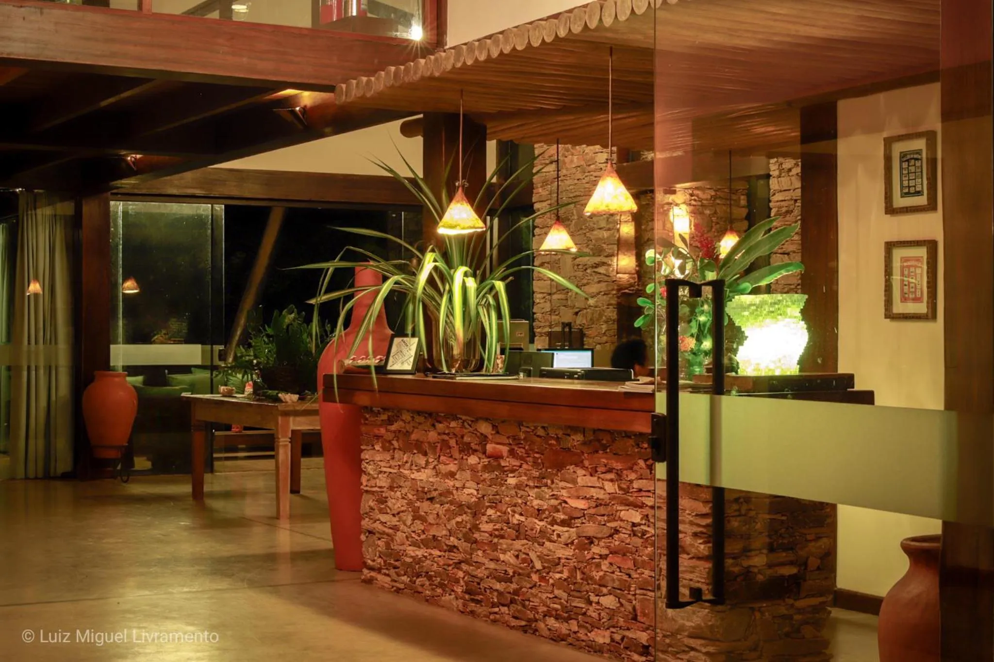 Lobby or reception in Bupitanga Hotel