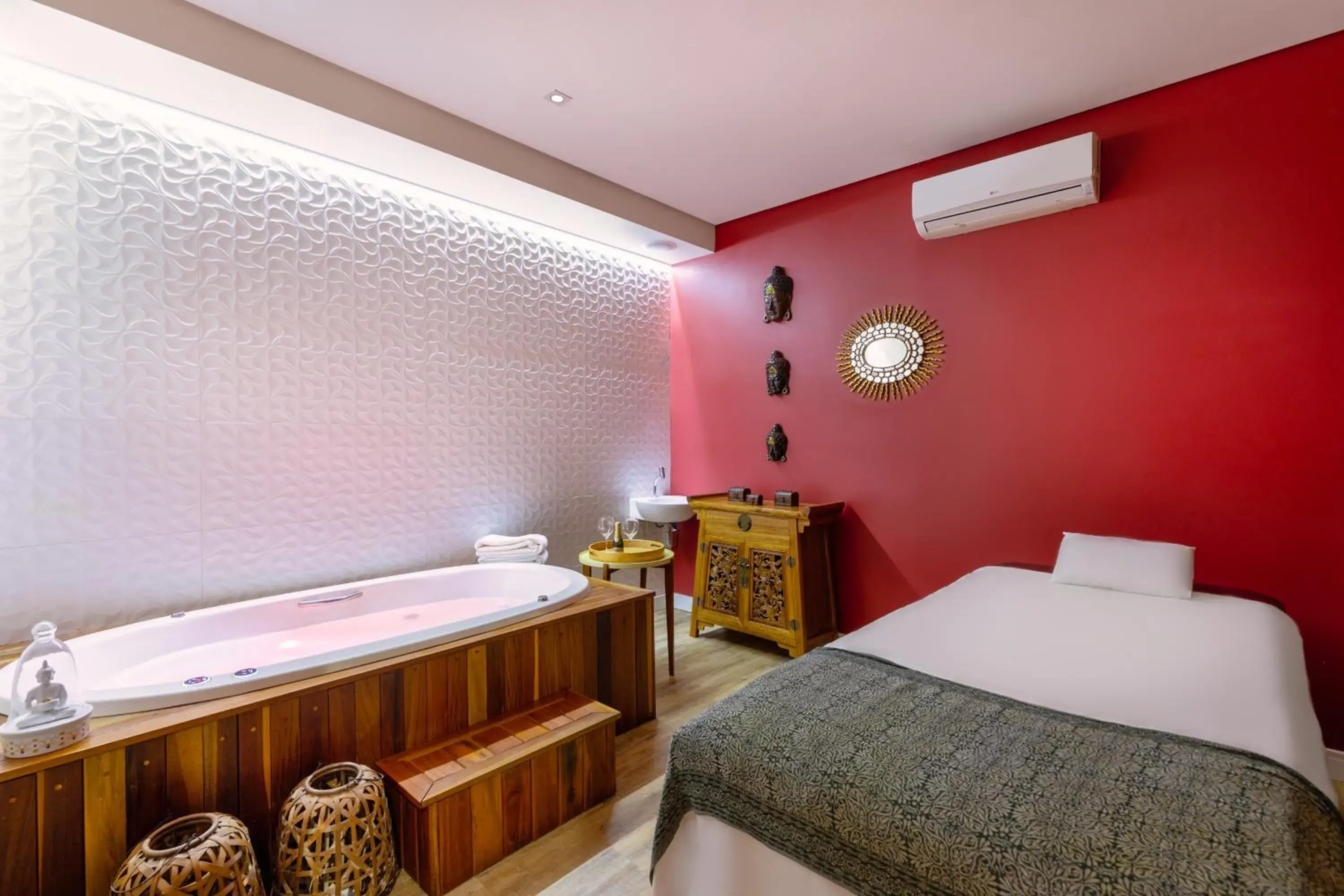 Spa and wellness centre/facilities, Bed in Pestana São Paulo Spa and wellness centre/facilities, Bed in Pestana São Paulo