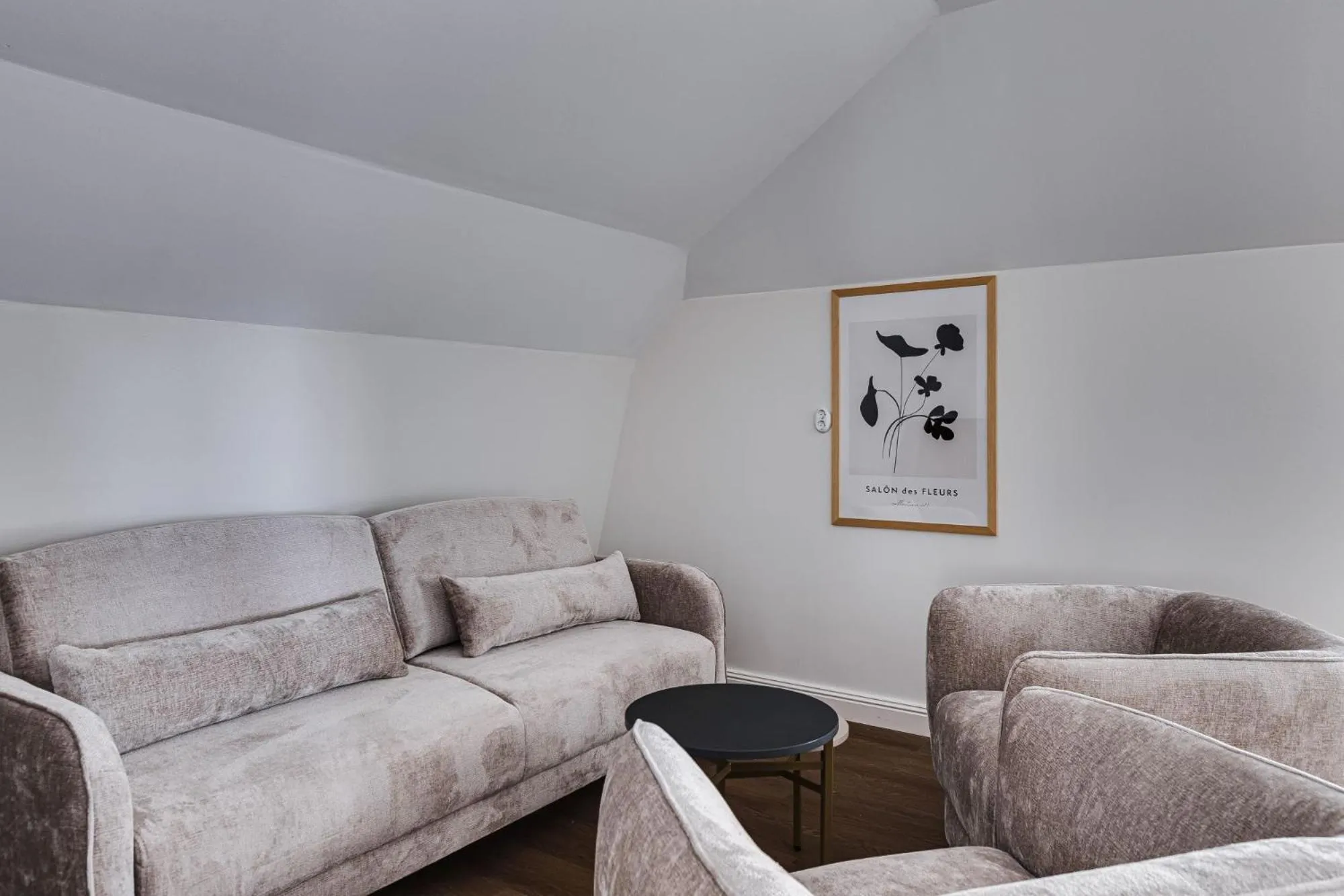 Living room in Söderfors Herrgård