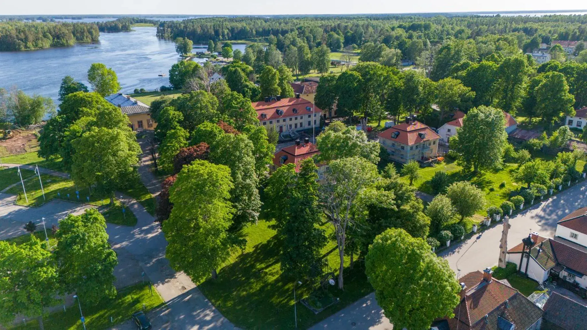 Bird's eye view in Söderfors Herrgård Bird's eye view in Söderfors Herrgård