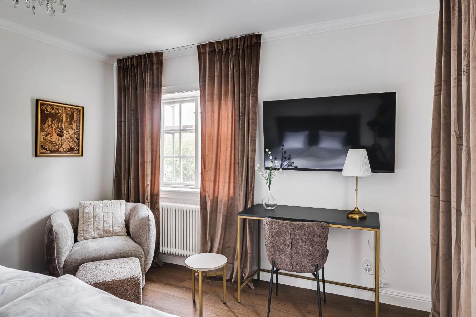 TV and multimedia, Bed in Söderfors Herrgård