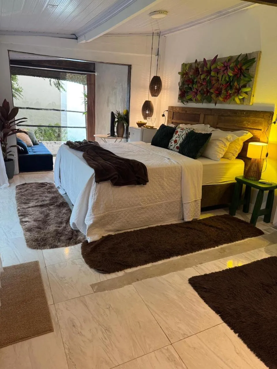 Bed in Pousada Sonho Real