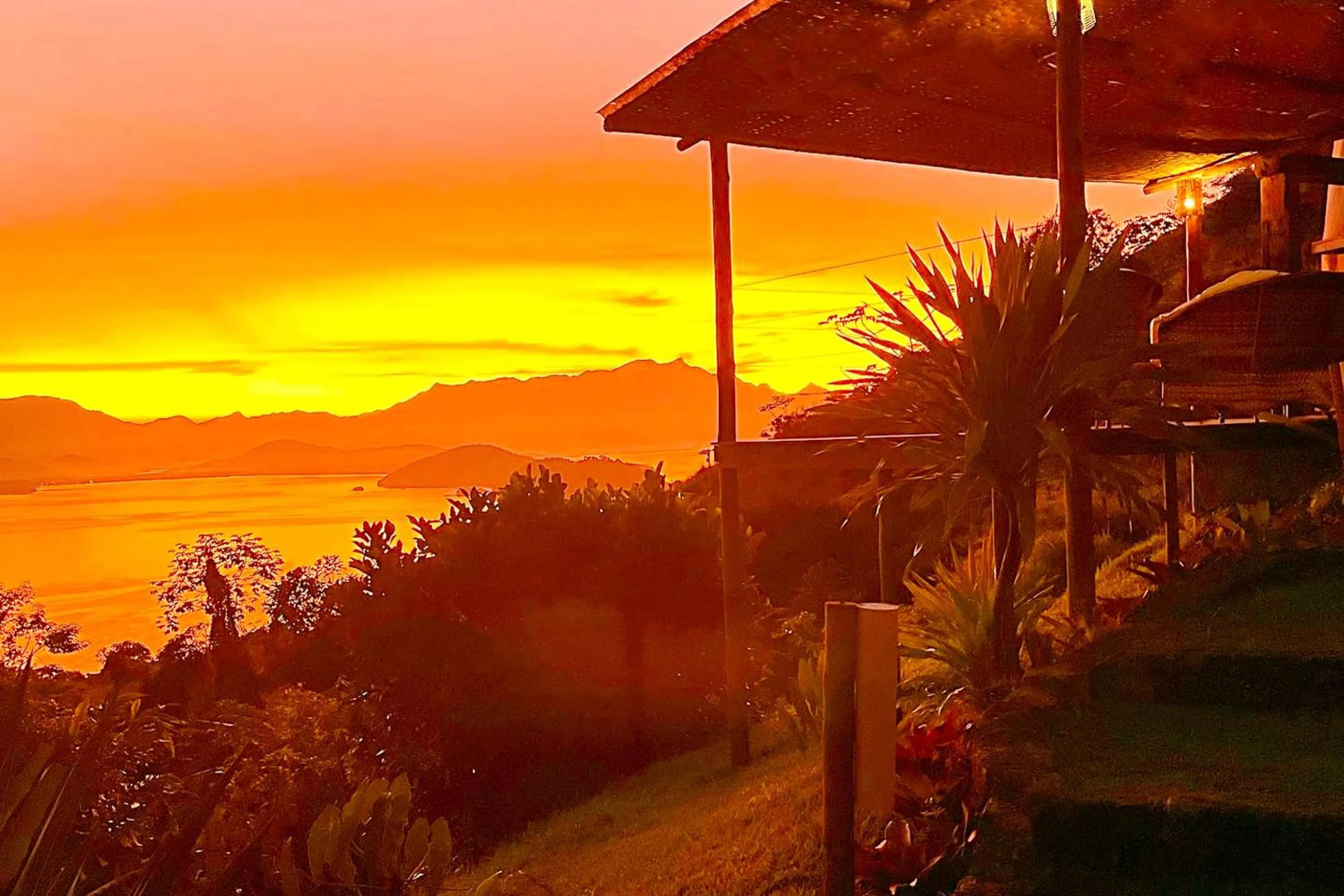 Sunset in Pousada Sonho Real