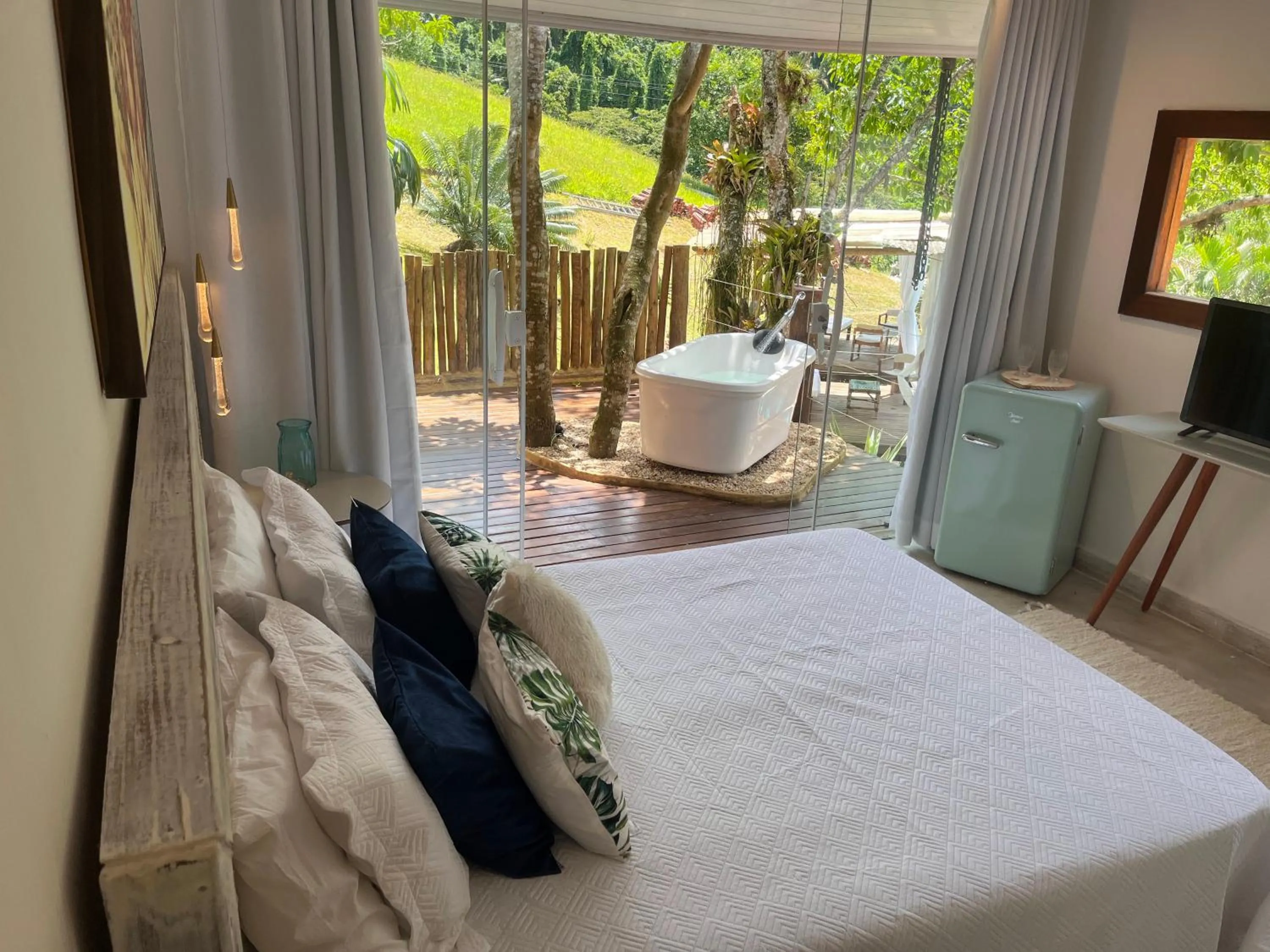 Bed in Pousada Sonho Real