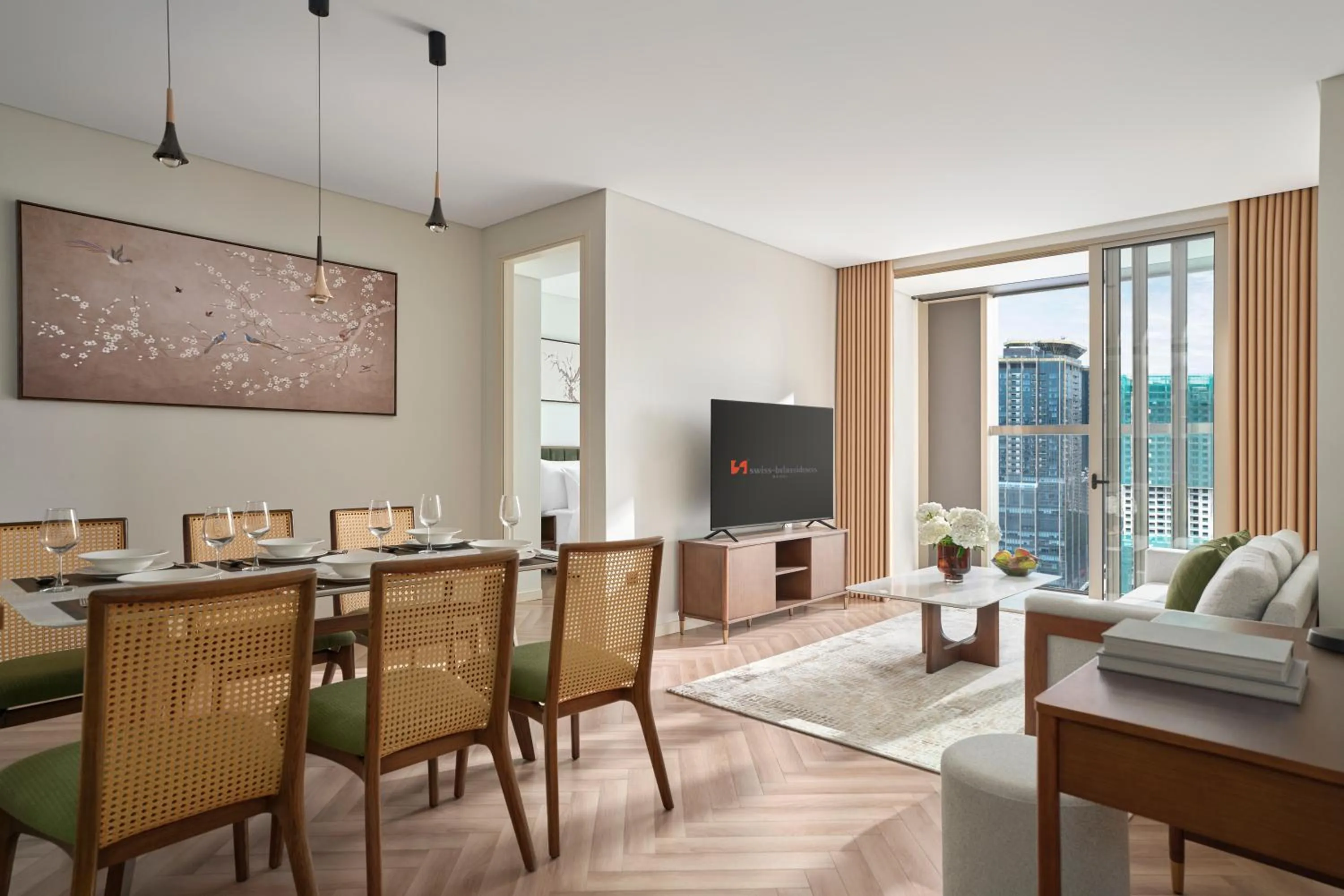 Living room in Epic Tower Swiss-Belresidences Hanoi