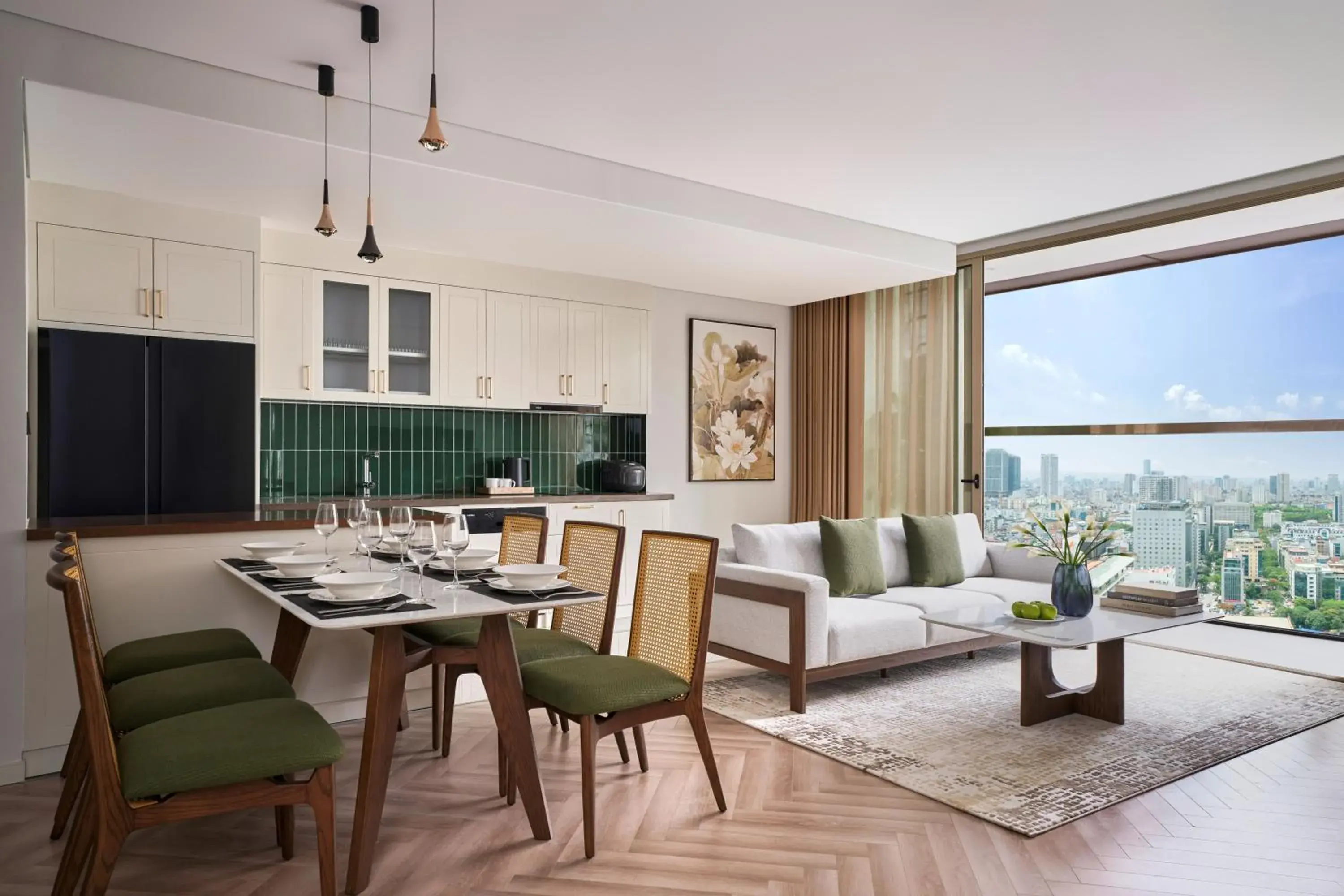 Living room in Epic Tower Swiss-Belresidences Hanoi Living room in Epic Tower Swiss-Belresidences Hanoi