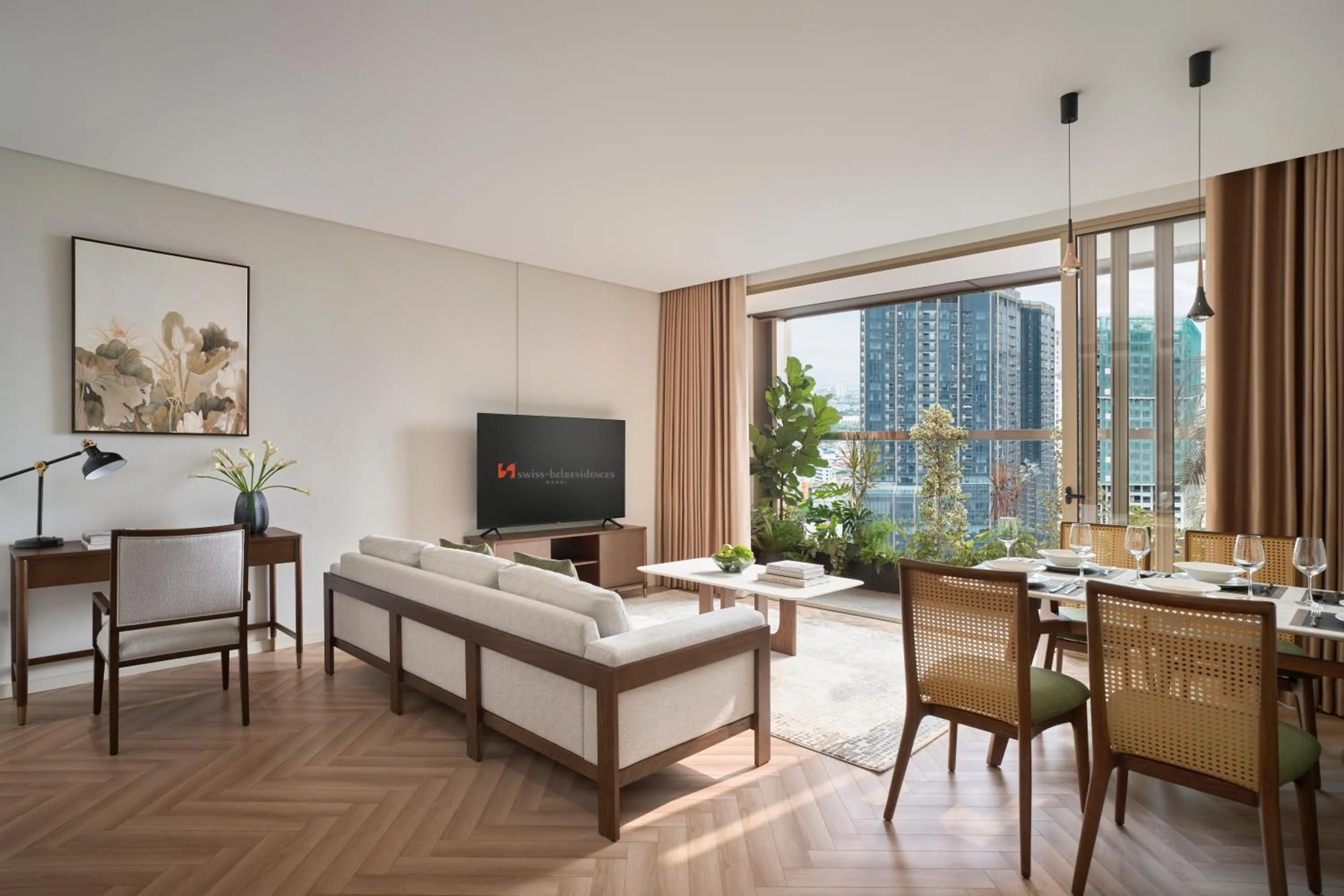 Living room in Epic Tower Swiss-Belresidences Hanoi