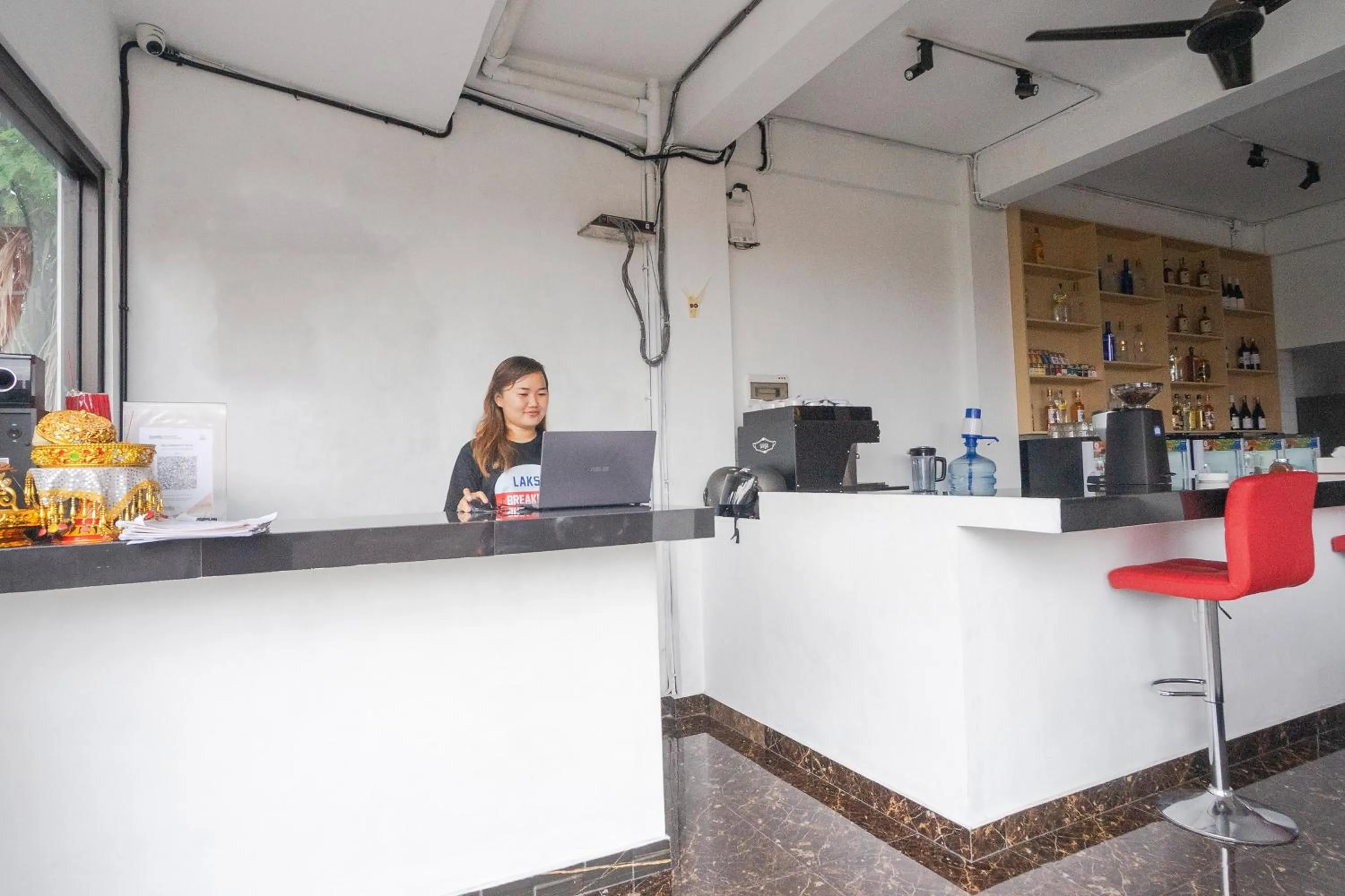 Lobby or reception in Villa Blue Margarita Canggu