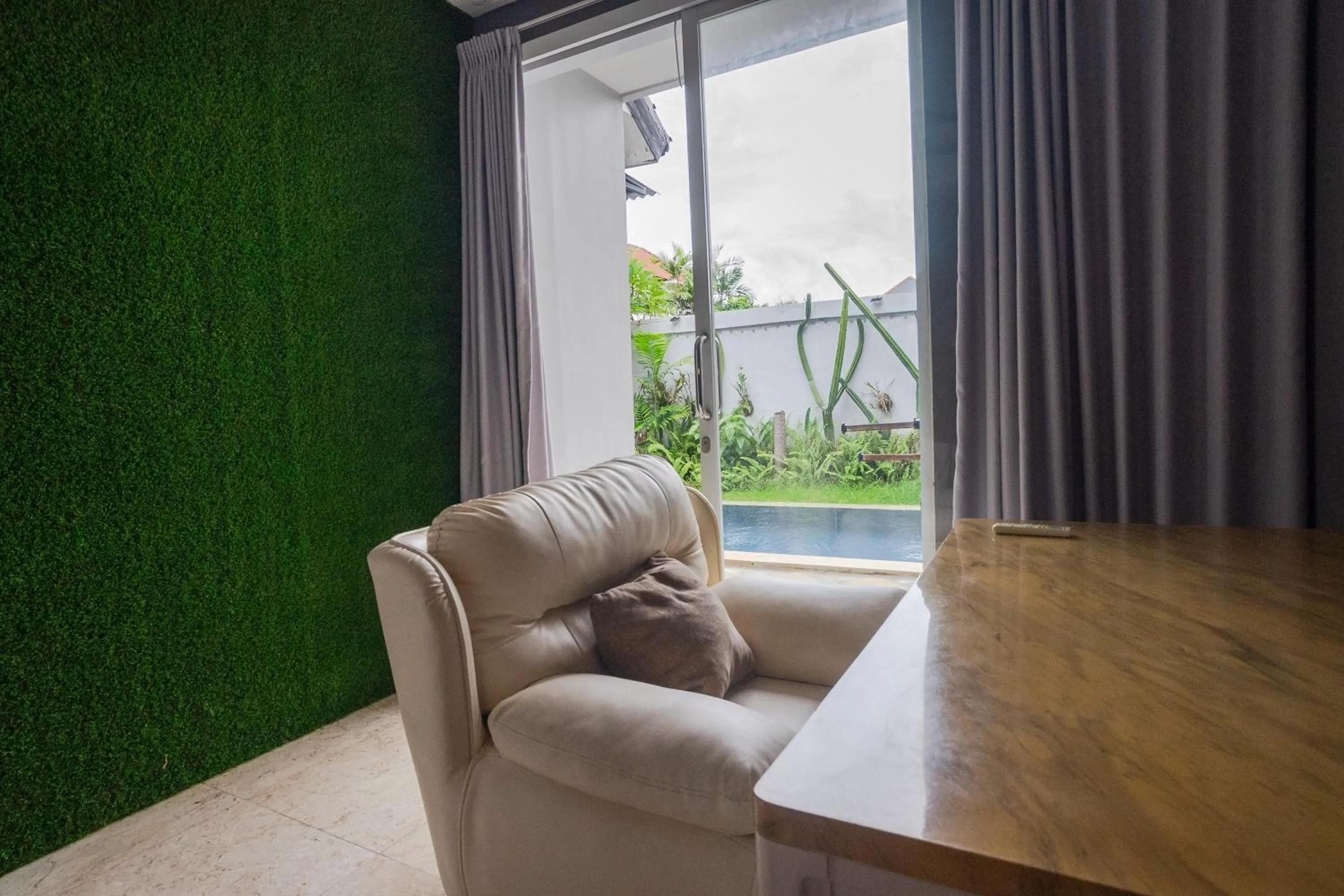 Living room in Villa Blue Margarita Canggu