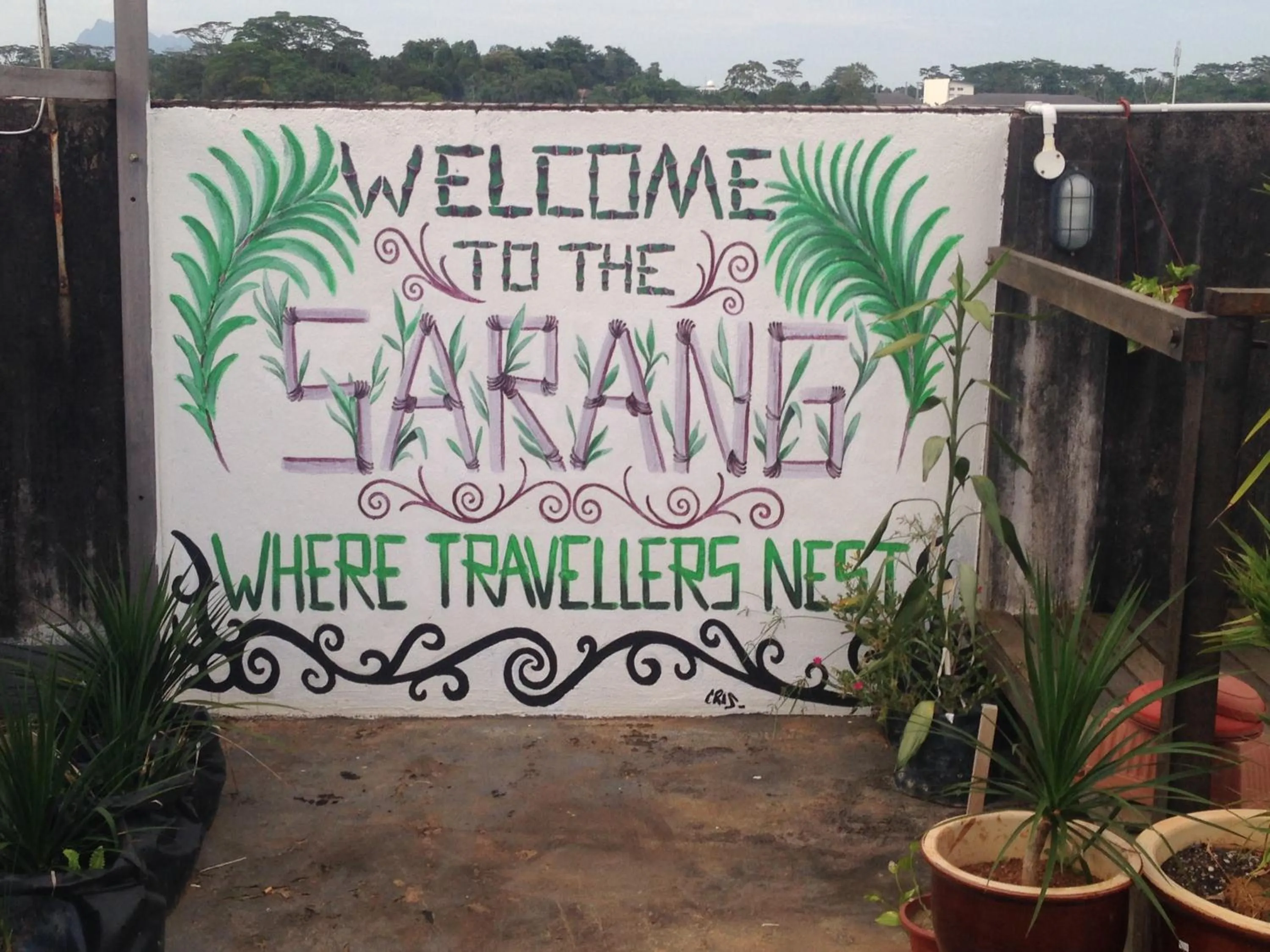 Patio in Woodpecker Lodge, Kuching