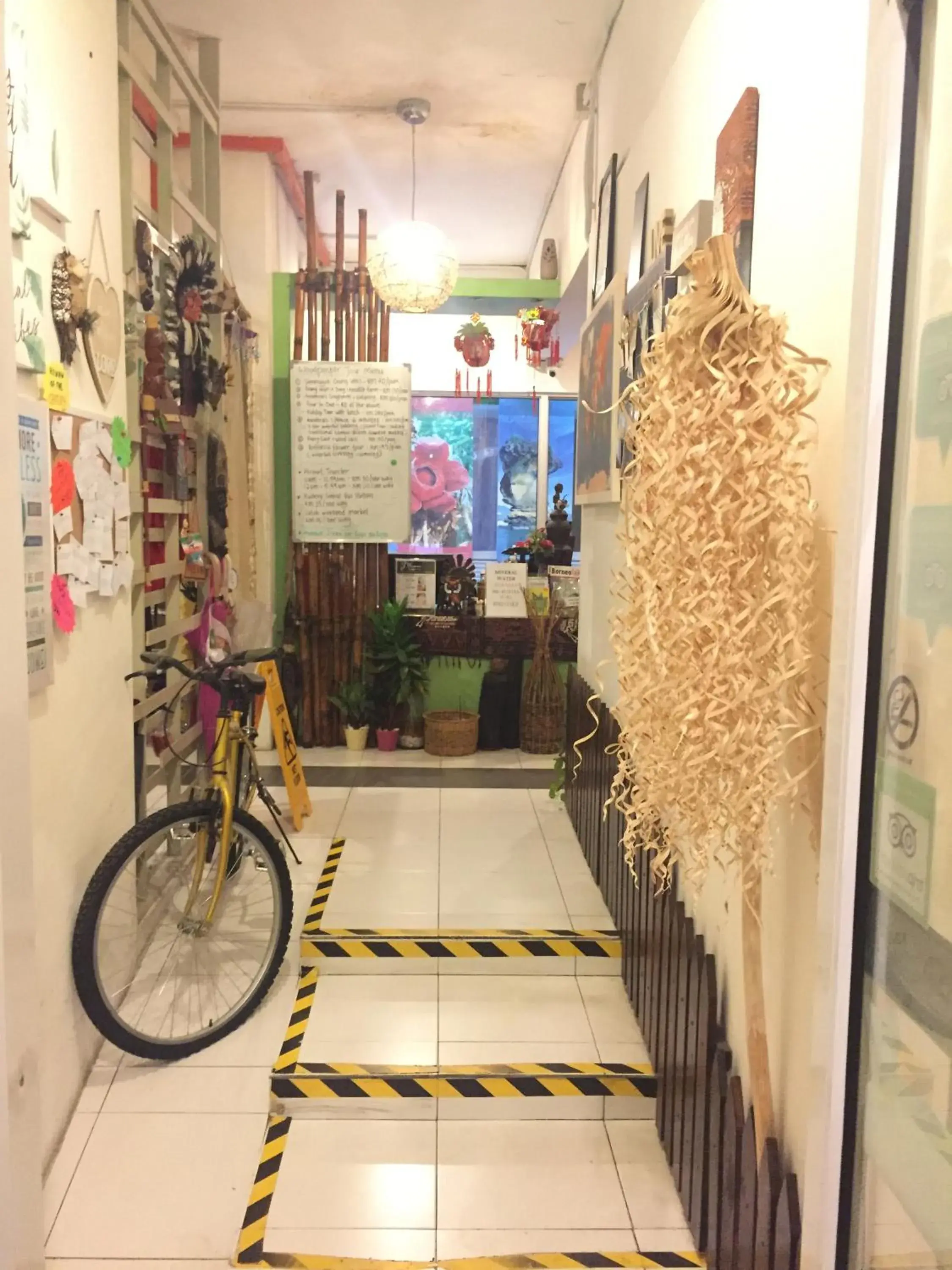 Lobby or reception in Woodpecker Lodge, Kuching Lobby or reception in Woodpecker Lodge, Kuching