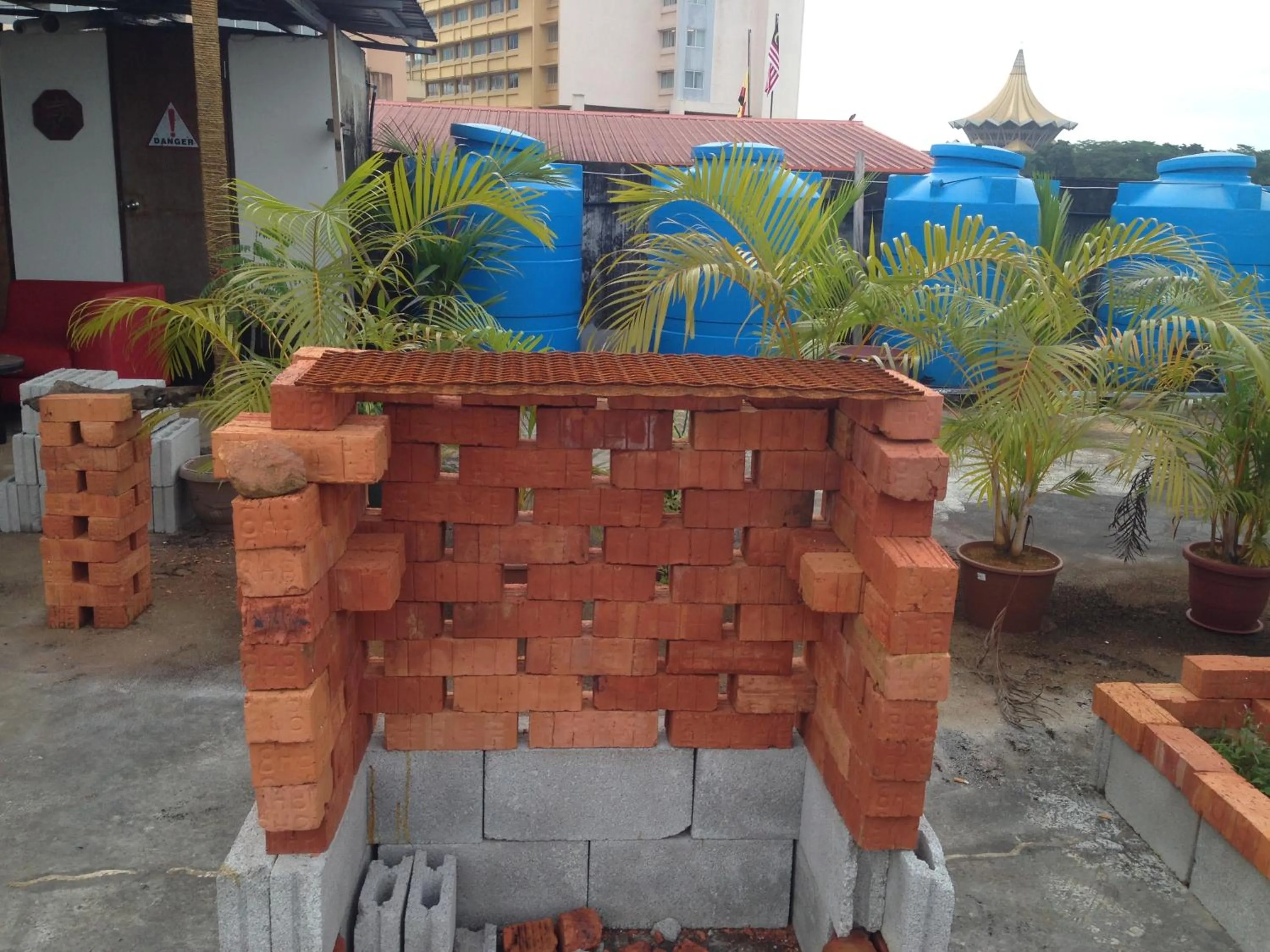 Patio in Woodpecker Lodge, Kuching