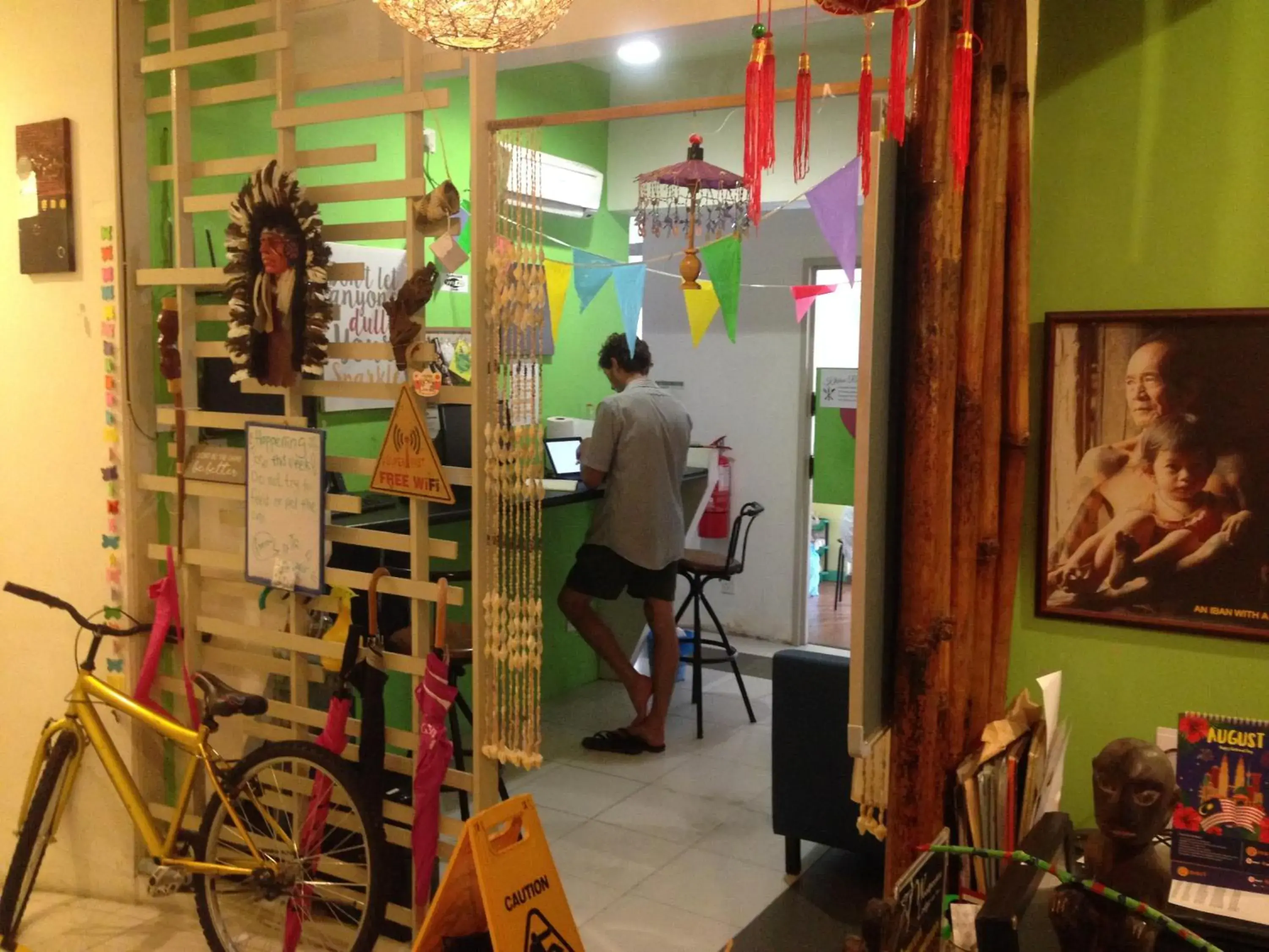 Lobby or reception in Woodpecker Lodge, Kuching Lobby or reception in Woodpecker Lodge, Kuching