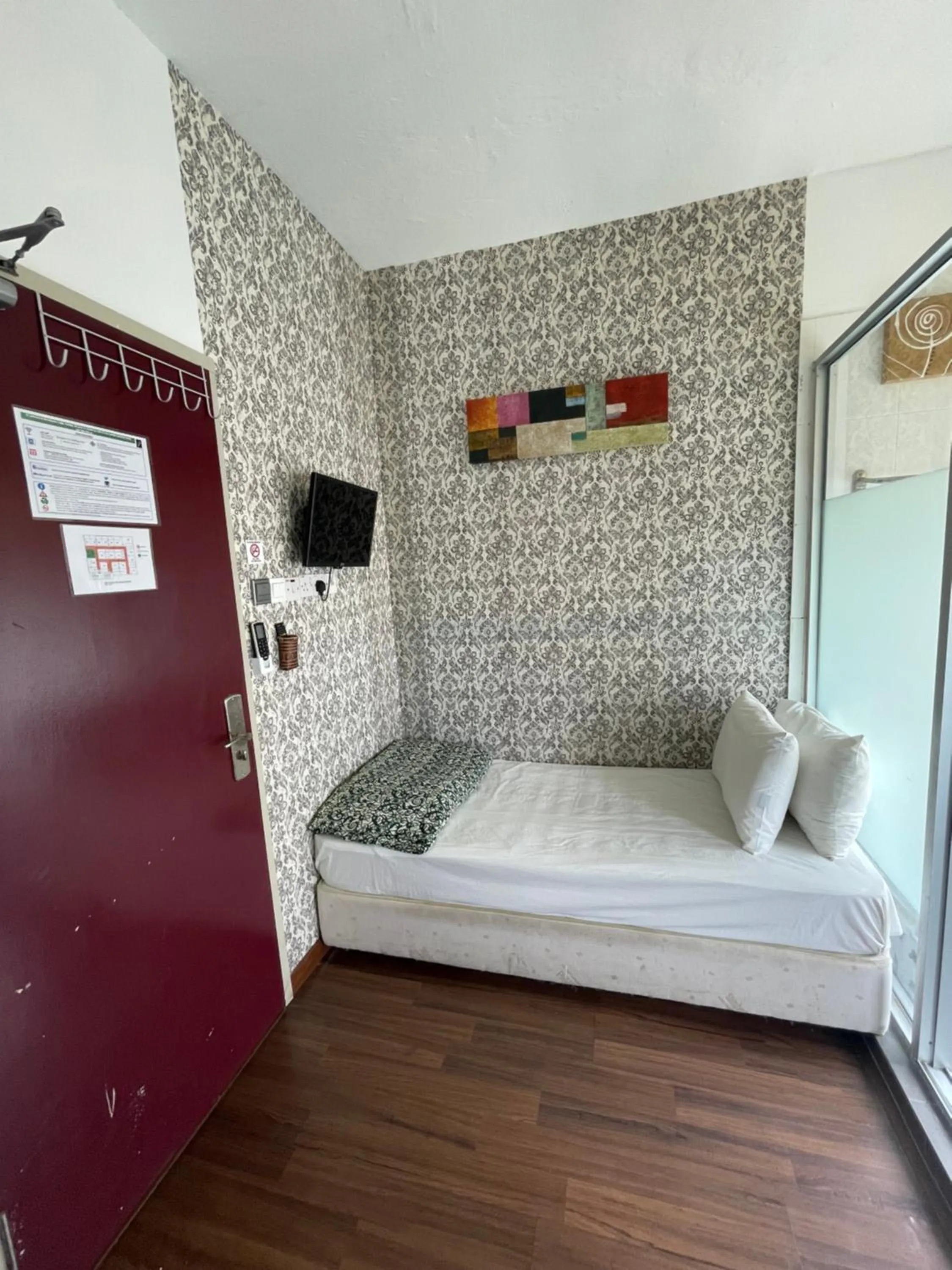 Bed in Woodpecker Lodge, Kuching