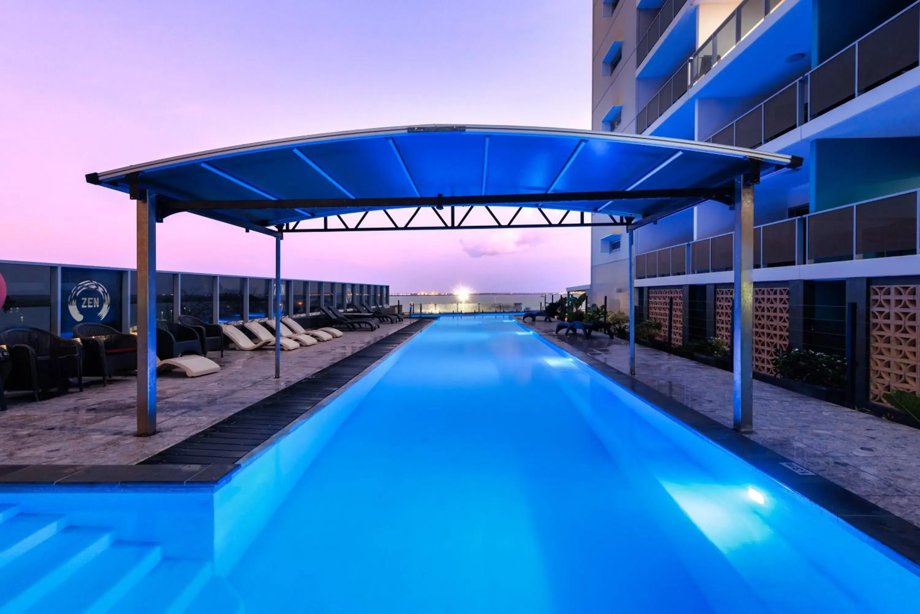 Swimming pool in Ramada Suites by Wyndham Zen Quarter Darwin Swimming pool in Ramada Suites by Wyndham Zen Quarter Darwin