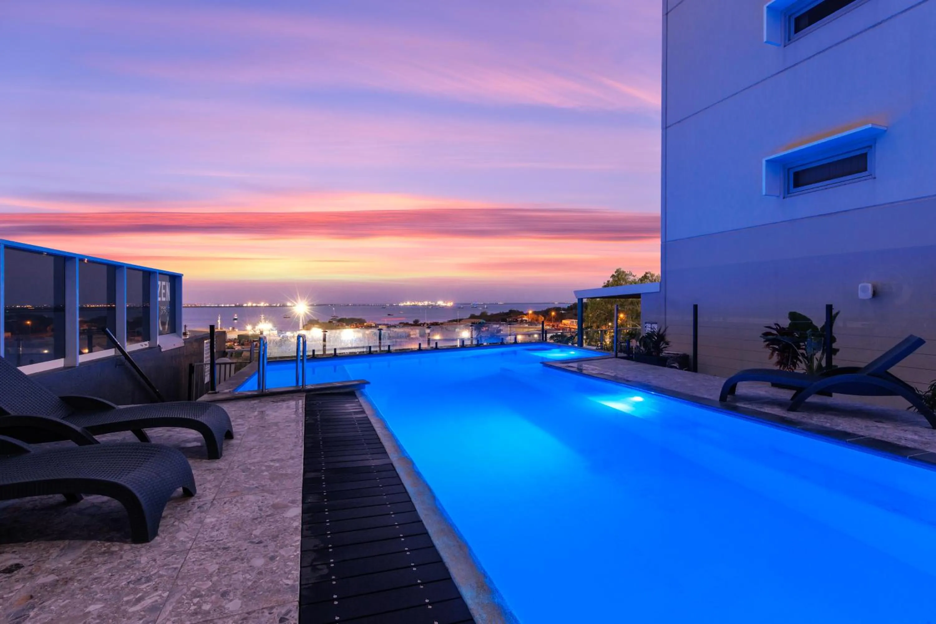 Pool view in Ramada Suites by Wyndham Zen Quarter Darwin