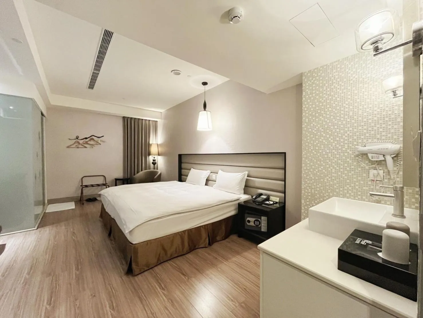 Bed in Stay Hotel - Taichung Yizhong