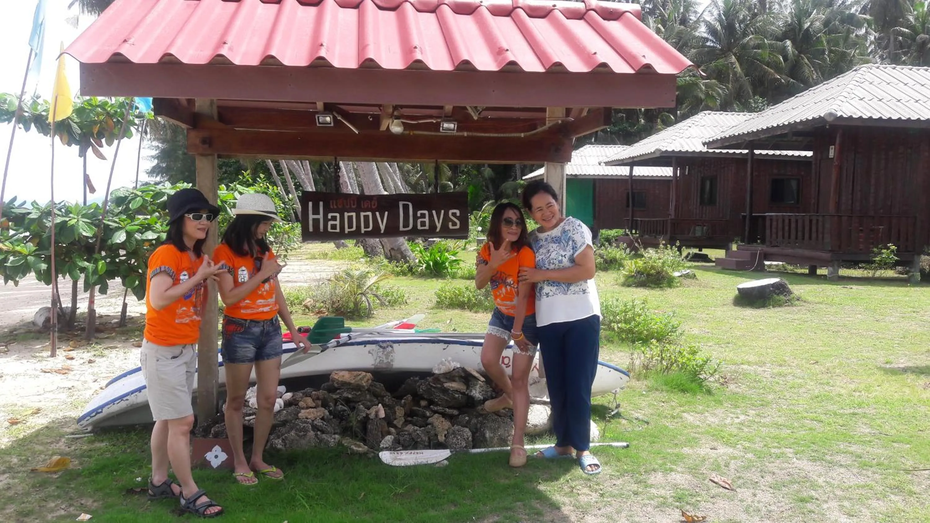 People in Happy Days Resort