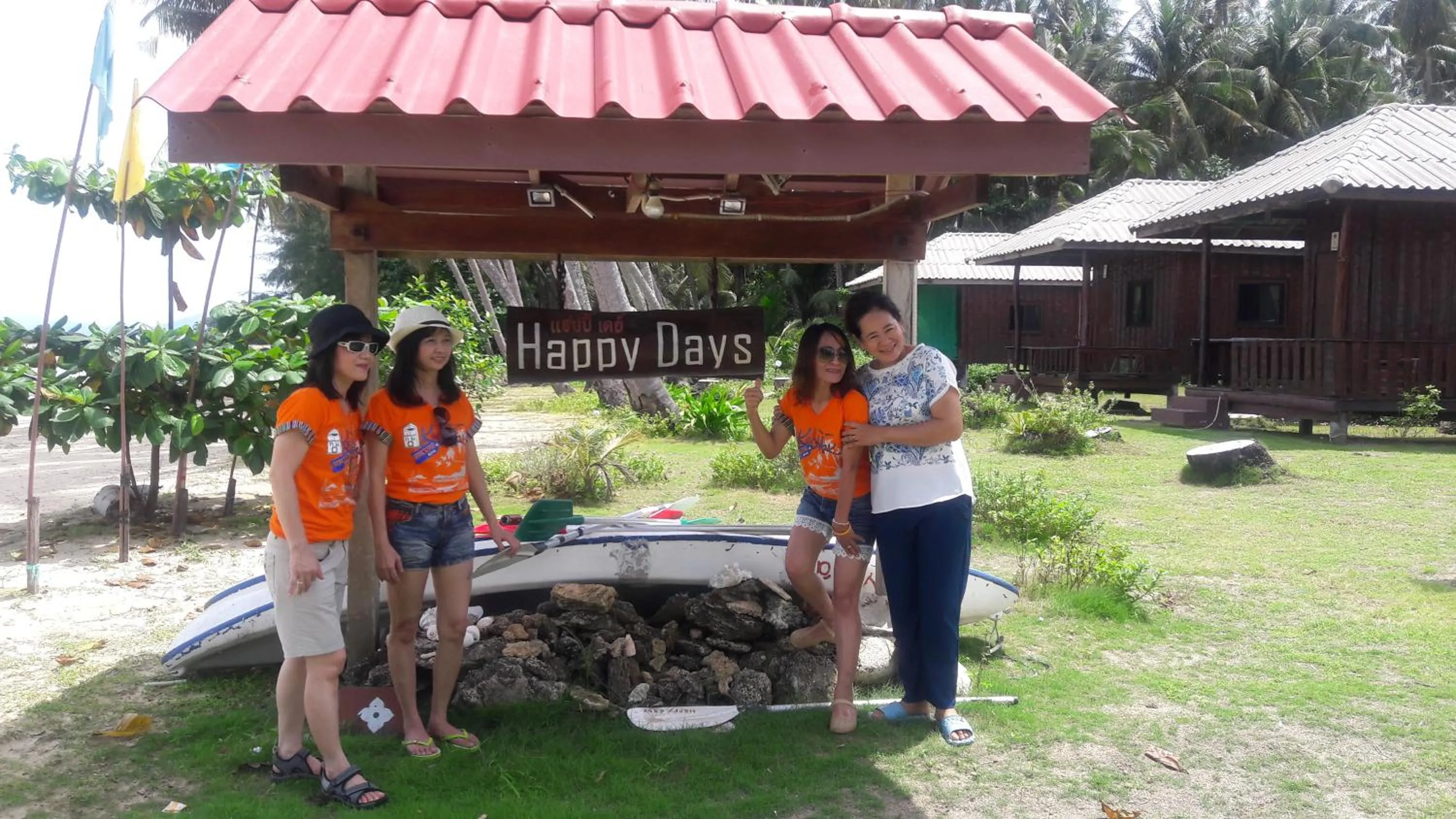 Guests in Happy Days Resort