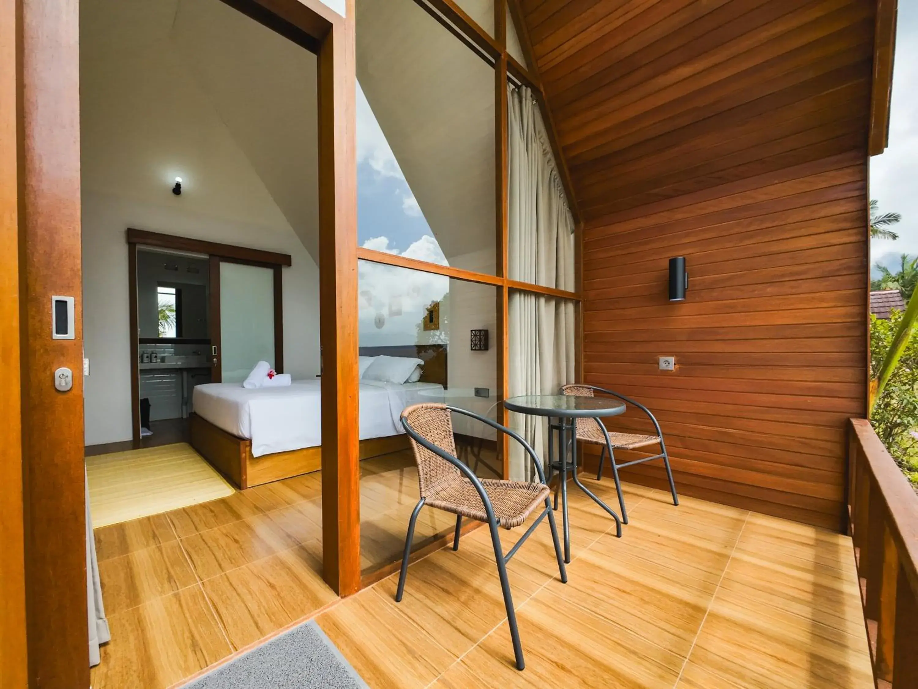 Balcony/Terrace, Bed in Catu Glamping Bedugul Balcony/Terrace, Bed in Catu Glamping Bedugul