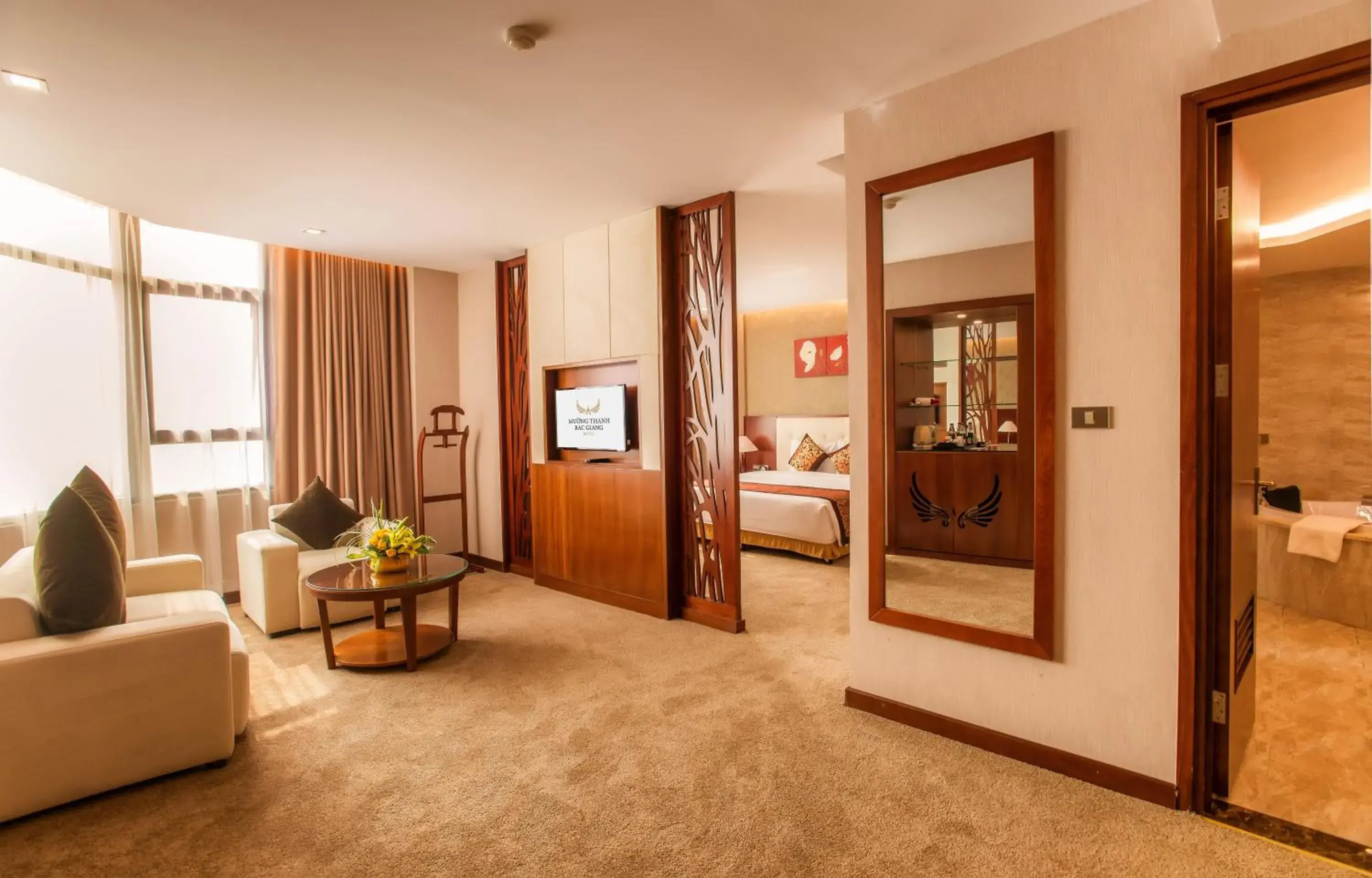 Living room in Muong Thanh Grand Bac Giang Hotel Living room in Muong Thanh Grand Bac Giang Hotel