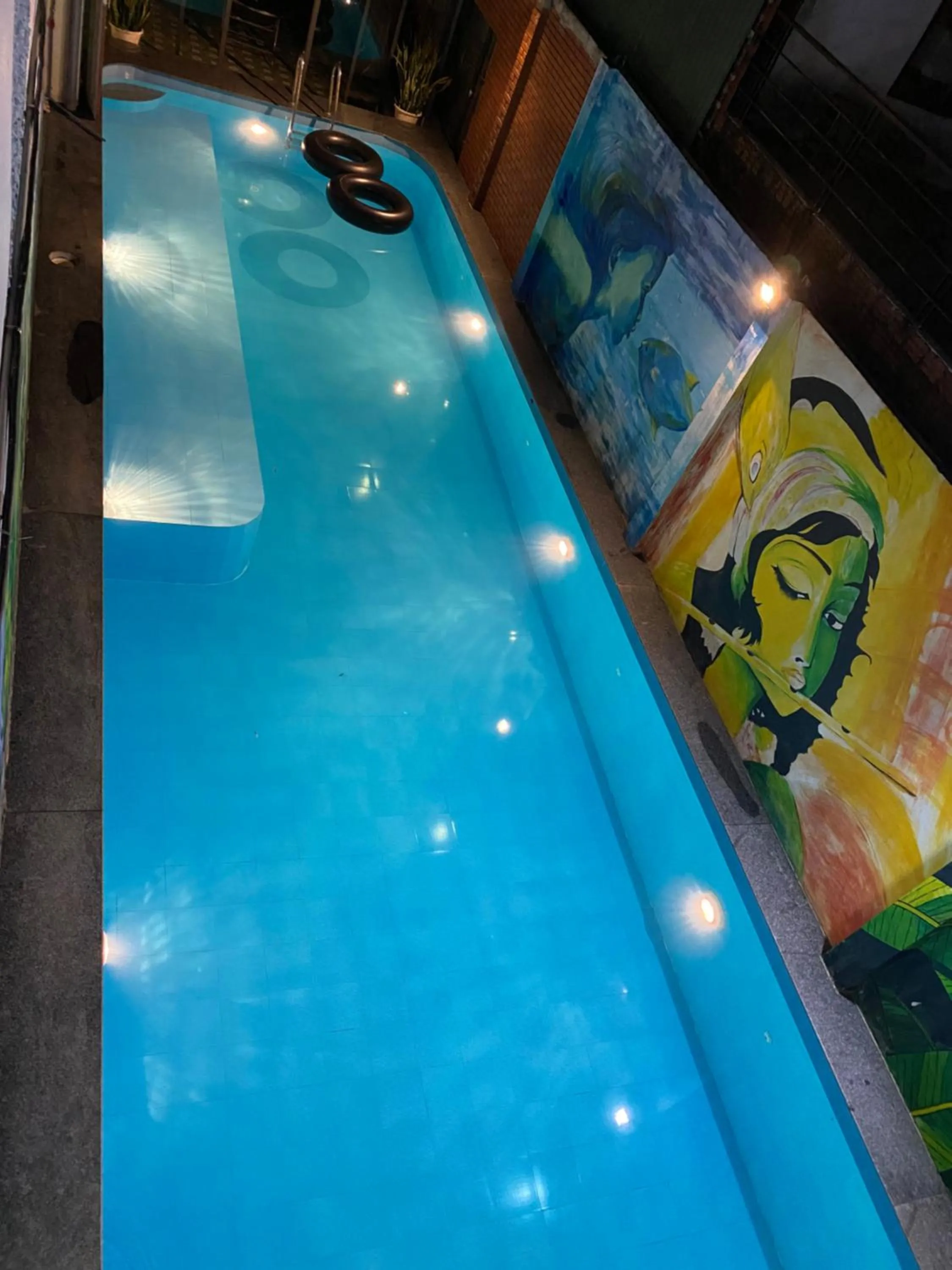 Pool view in Thien Thanh Hotel
